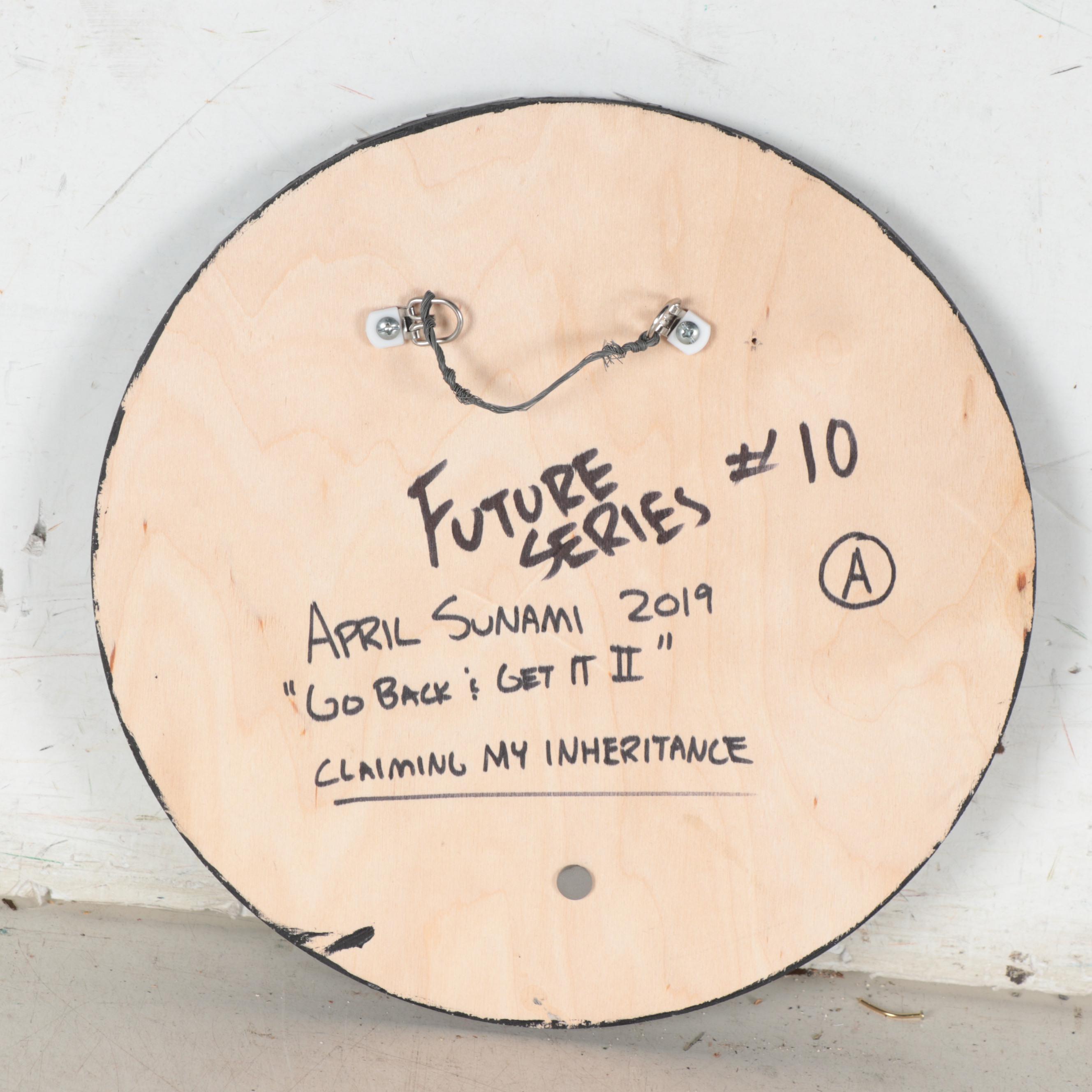 April Sunami Mixed Media Painting "Go Back & Get It II," 2019