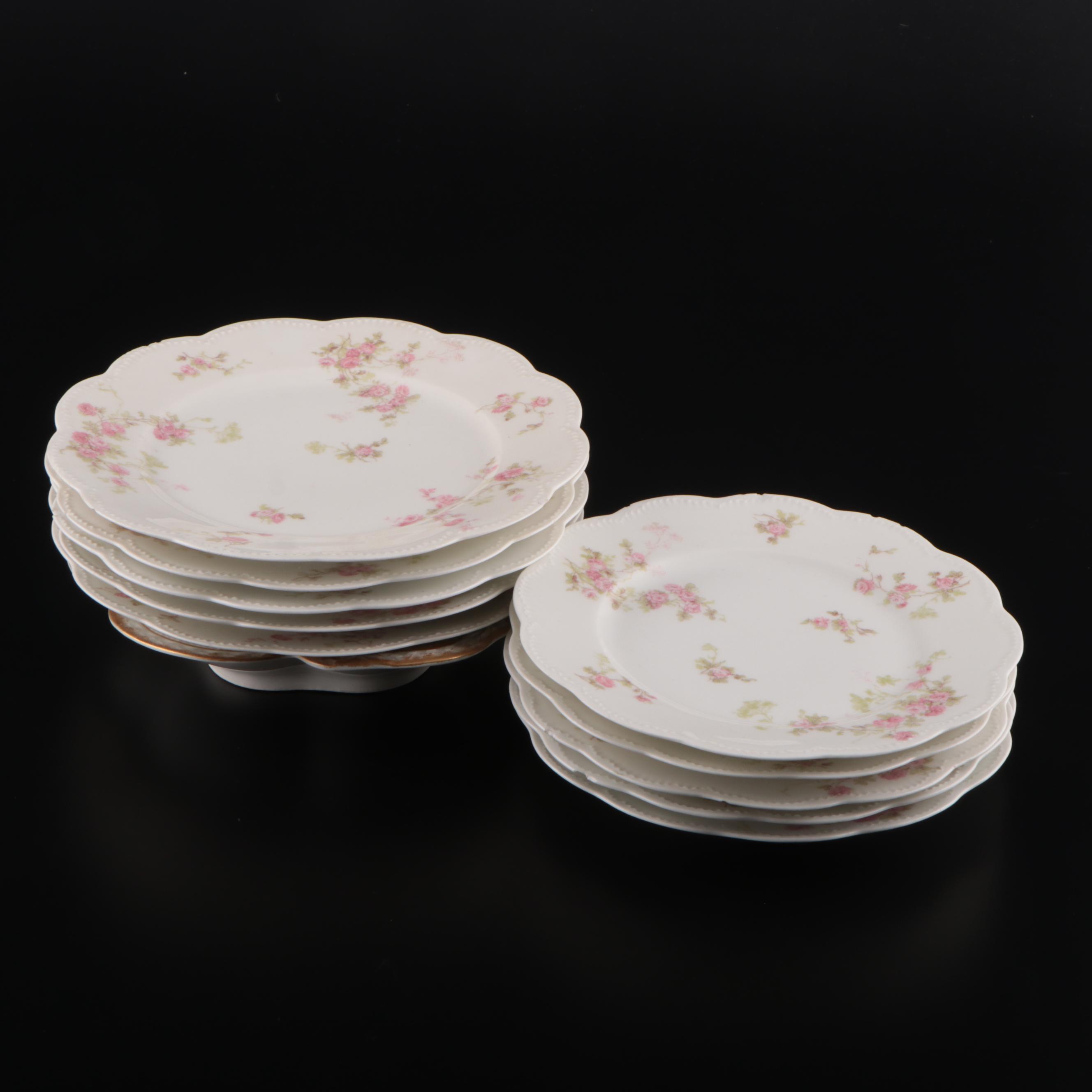 Haviland Limoges Pink Floral Porcelain Dinnerware
