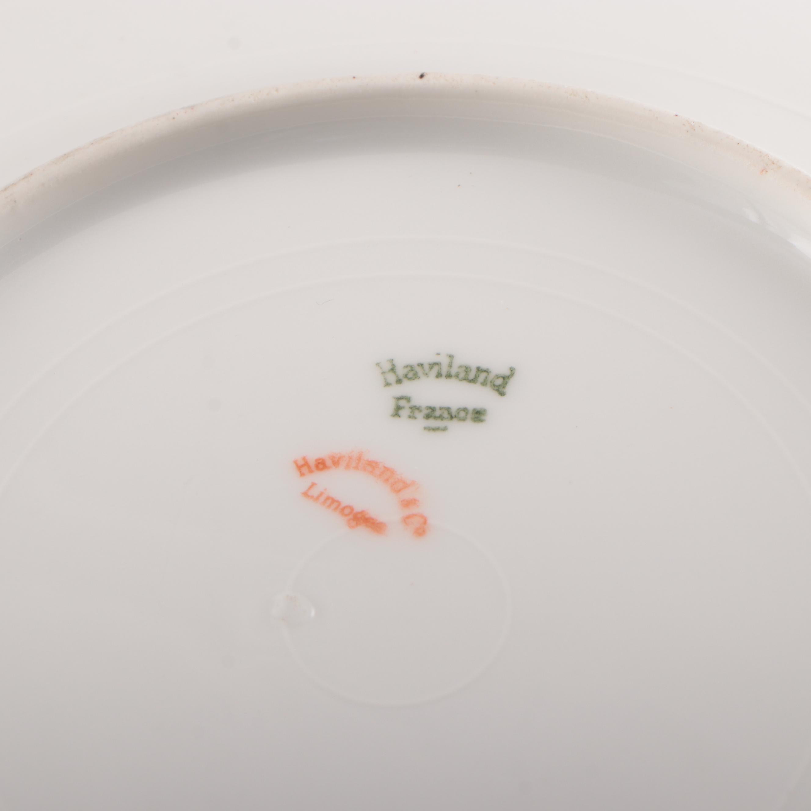 Haviland Limoges Pink Floral Porcelain Dinnerware