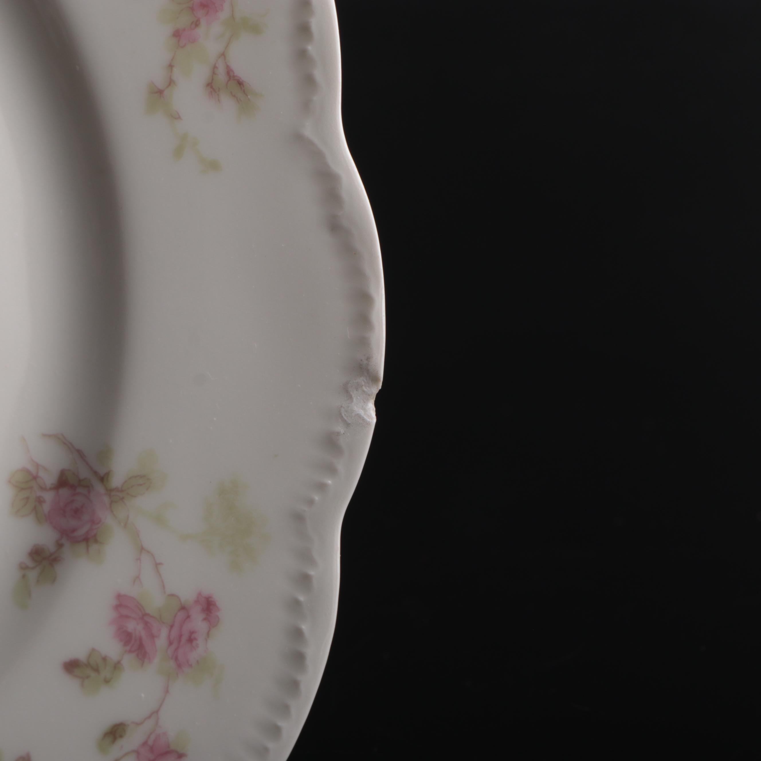 Haviland Limoges Pink Floral Porcelain Dinnerware