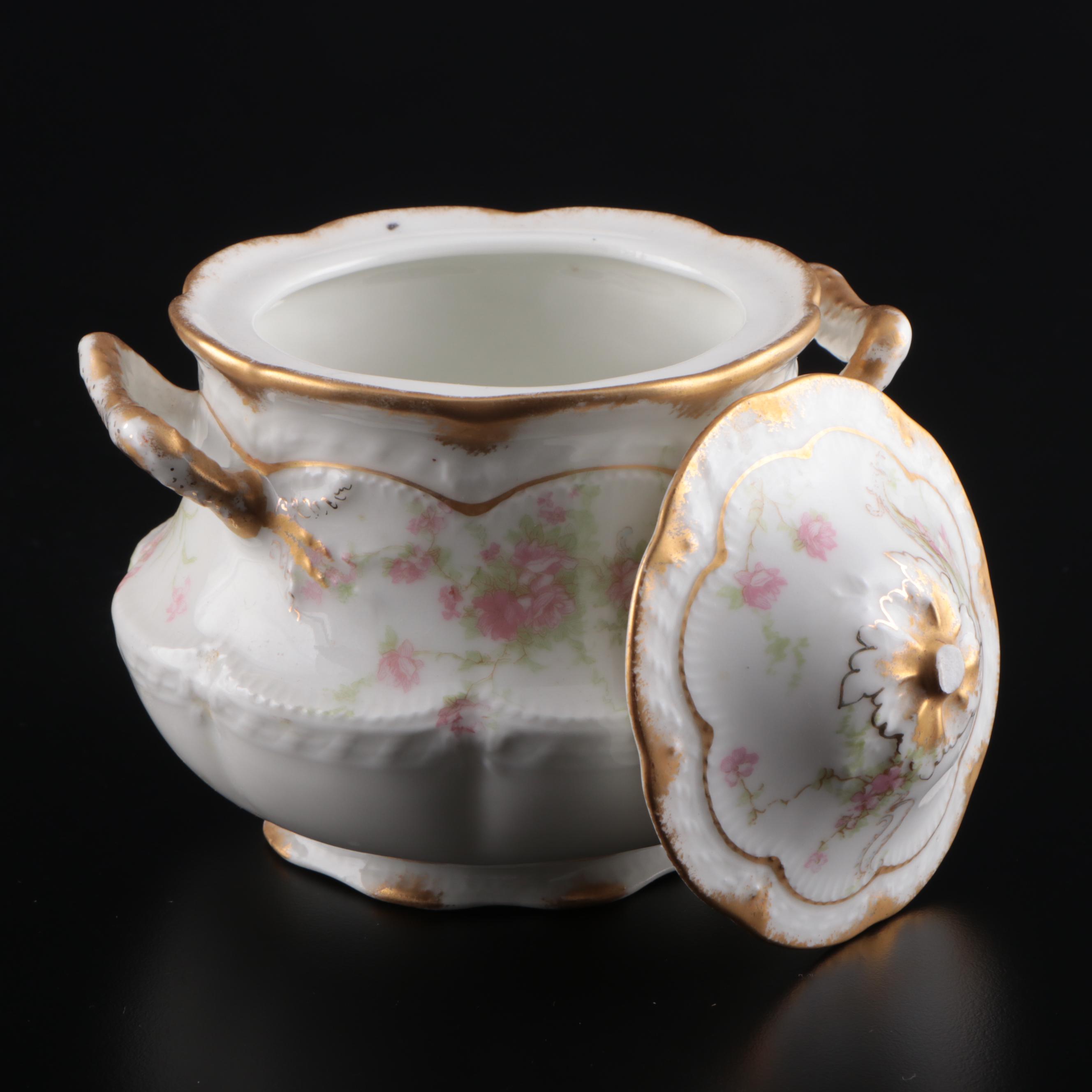 Haviland Limoges Pink Floral Porcelain Dinnerware
