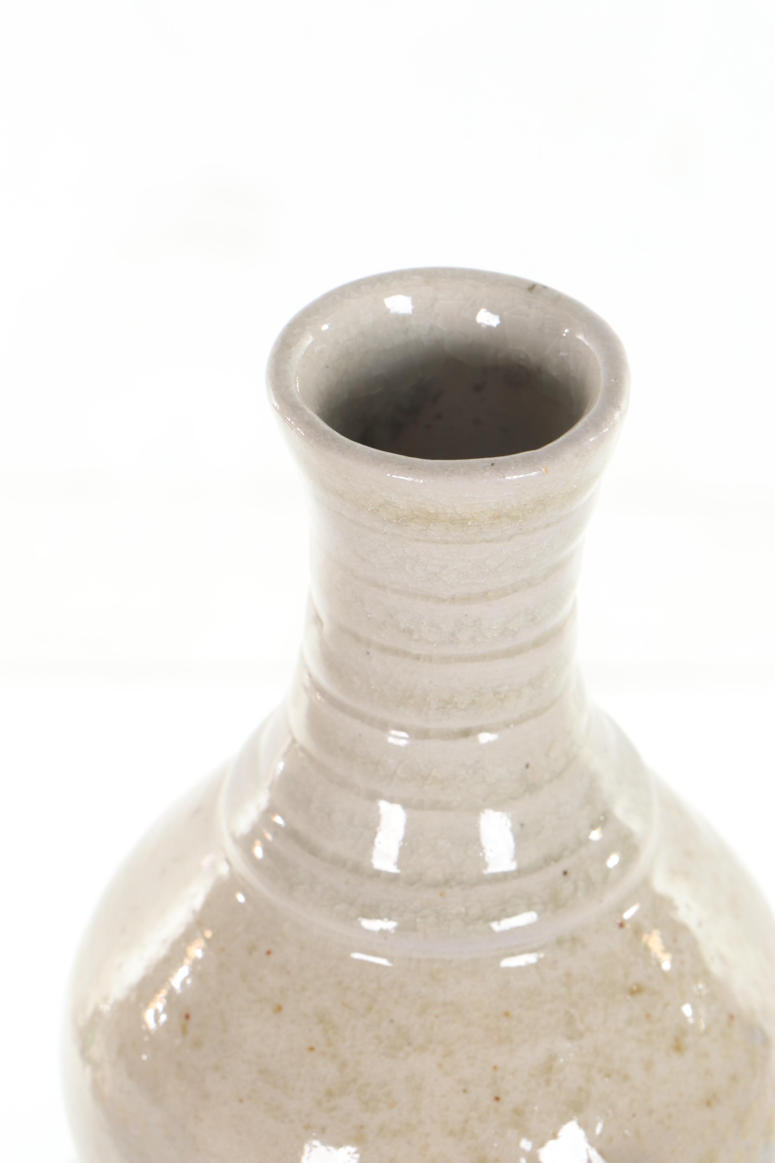 Sara Torgison Wheel-Thrown Drip Glaze Art Pottery Vase, 2018