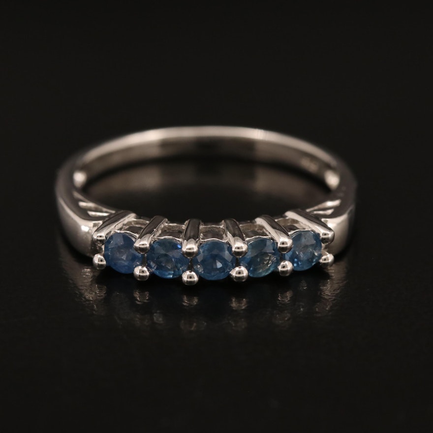 Sterling Sapphire Ring