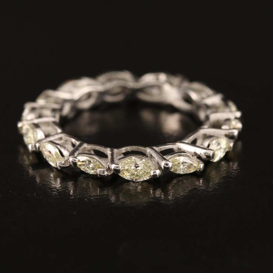 Platinum 1.12 CTW Diamond Eternity Band