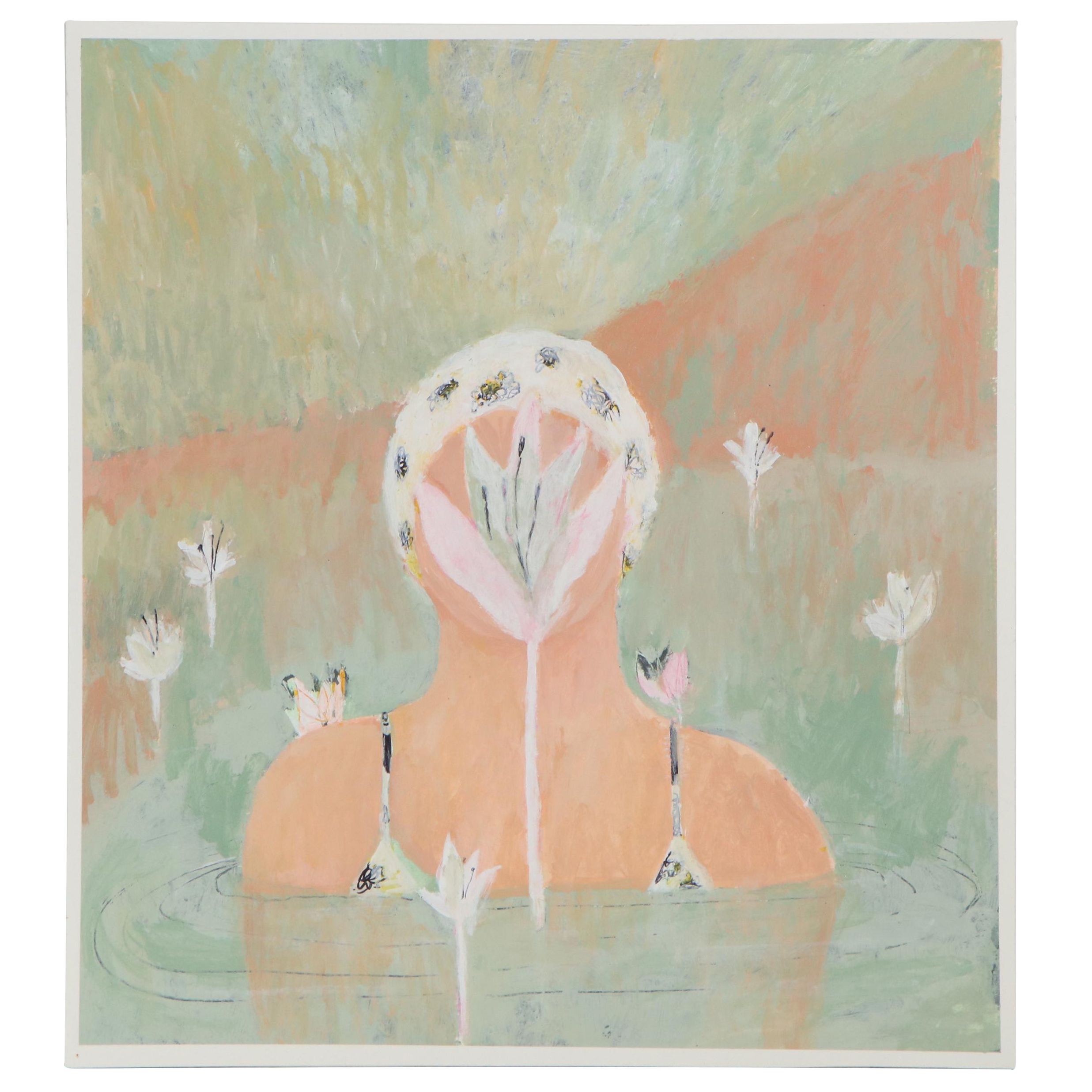 Sharareh Khosravani Acrylic Painting, 2021