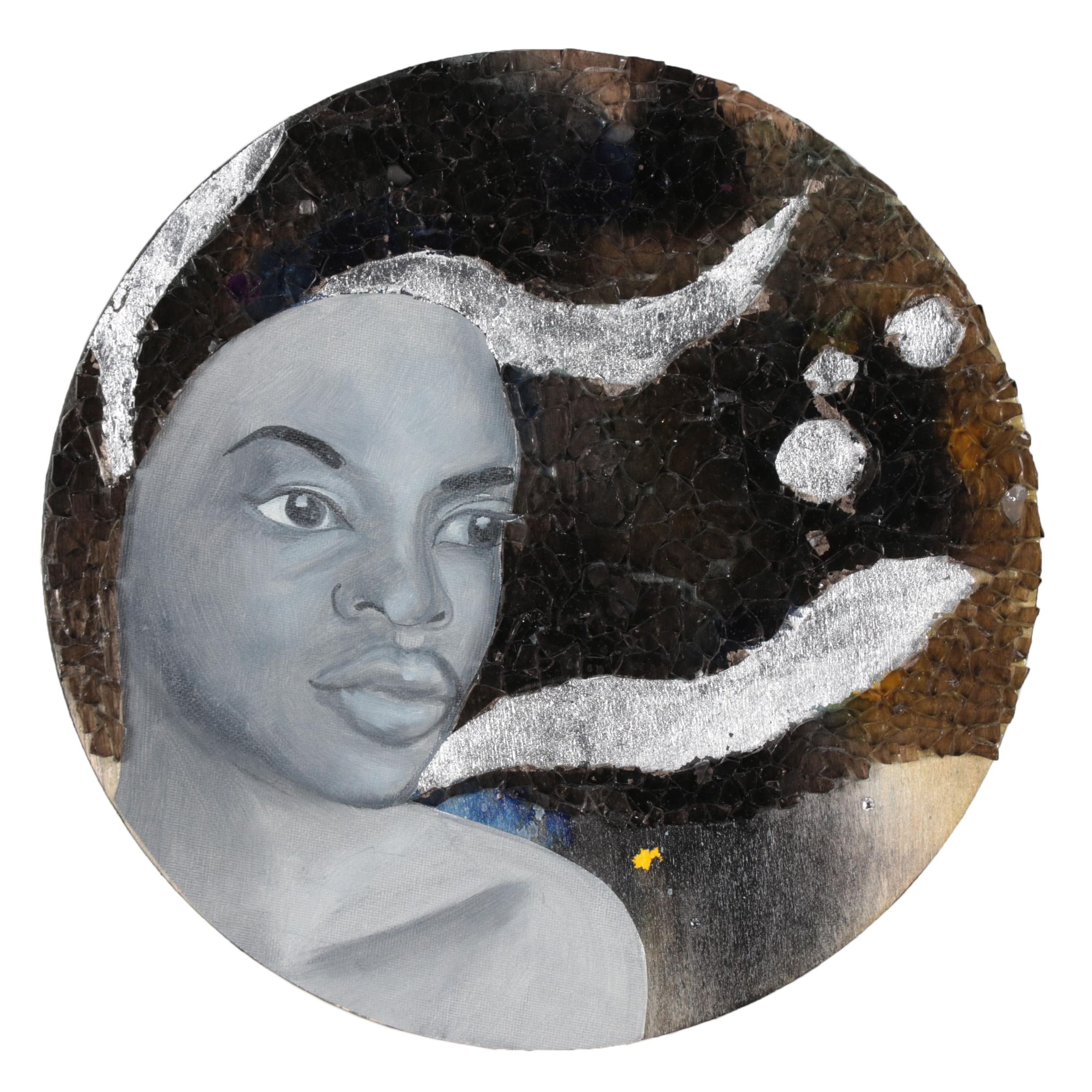 April Sunami Mixed Media Painting "Go Back & Get It II," 2019