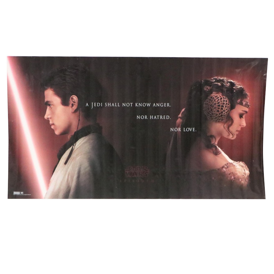 "Star Wars: Episode II" Large-Scale Offset Lithograph Movie Poster, 2002
