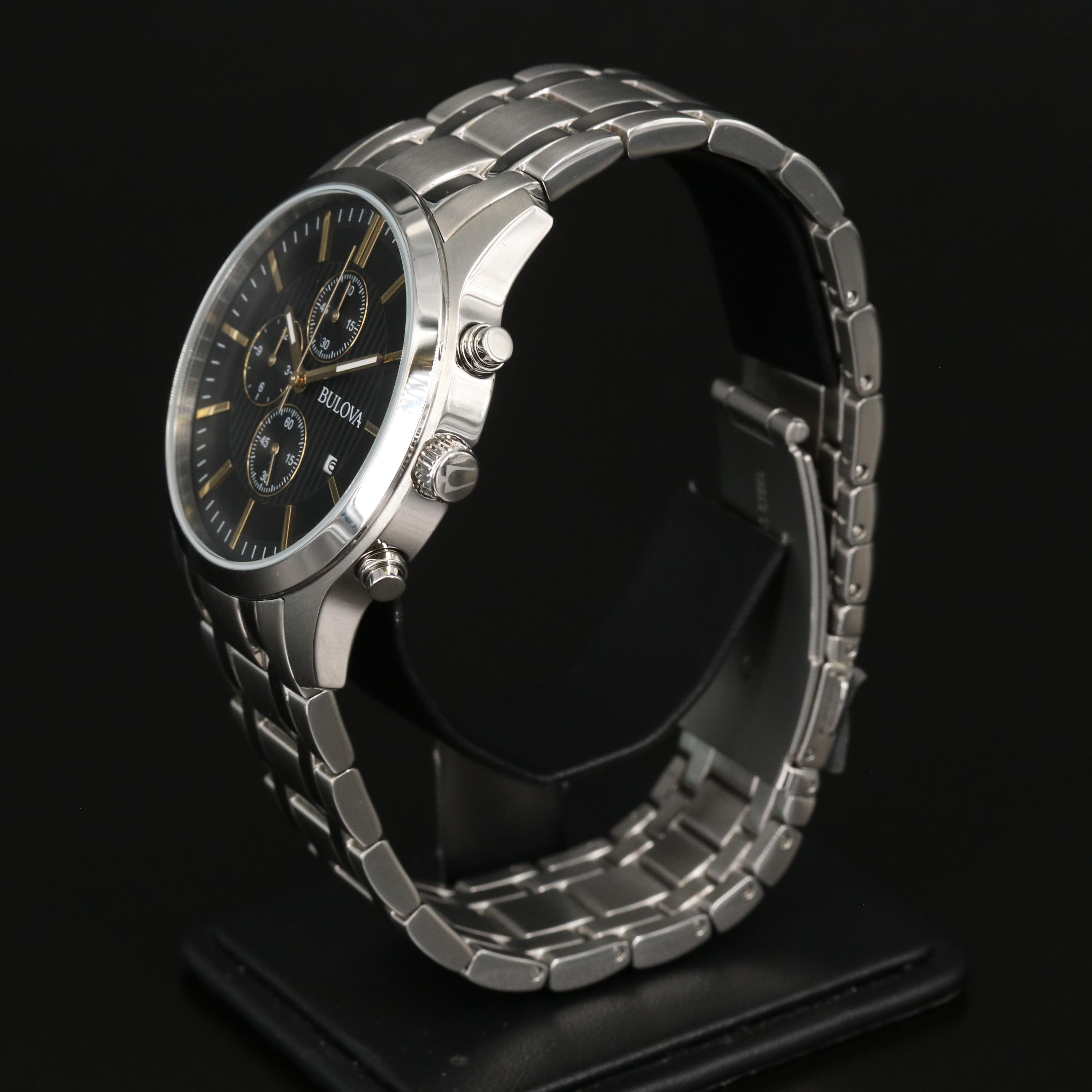 Bulova 96B305 Chronograph Stainless Steel Quartz Watch