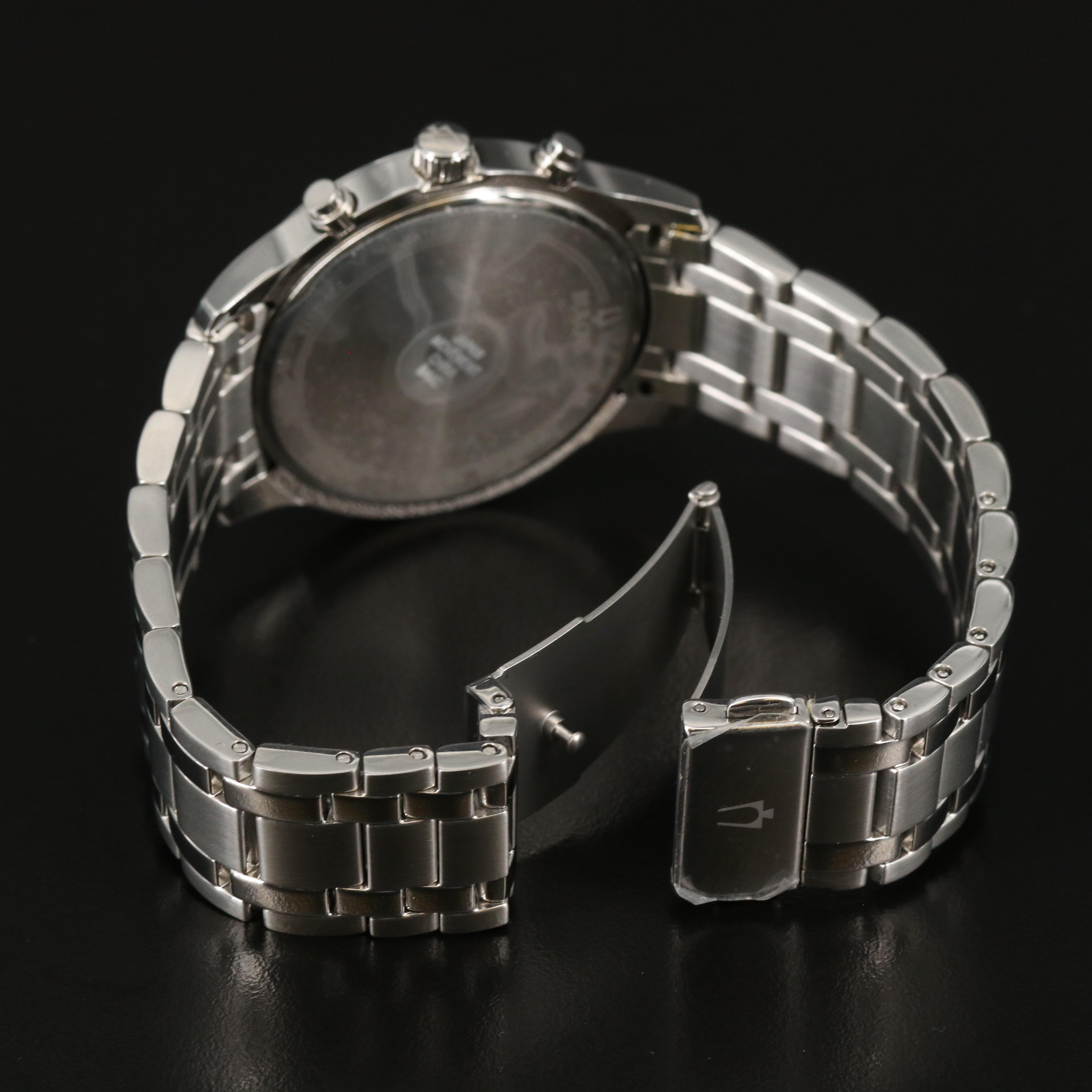 Bulova 96B305 Chronograph Stainless Steel Quartz Watch