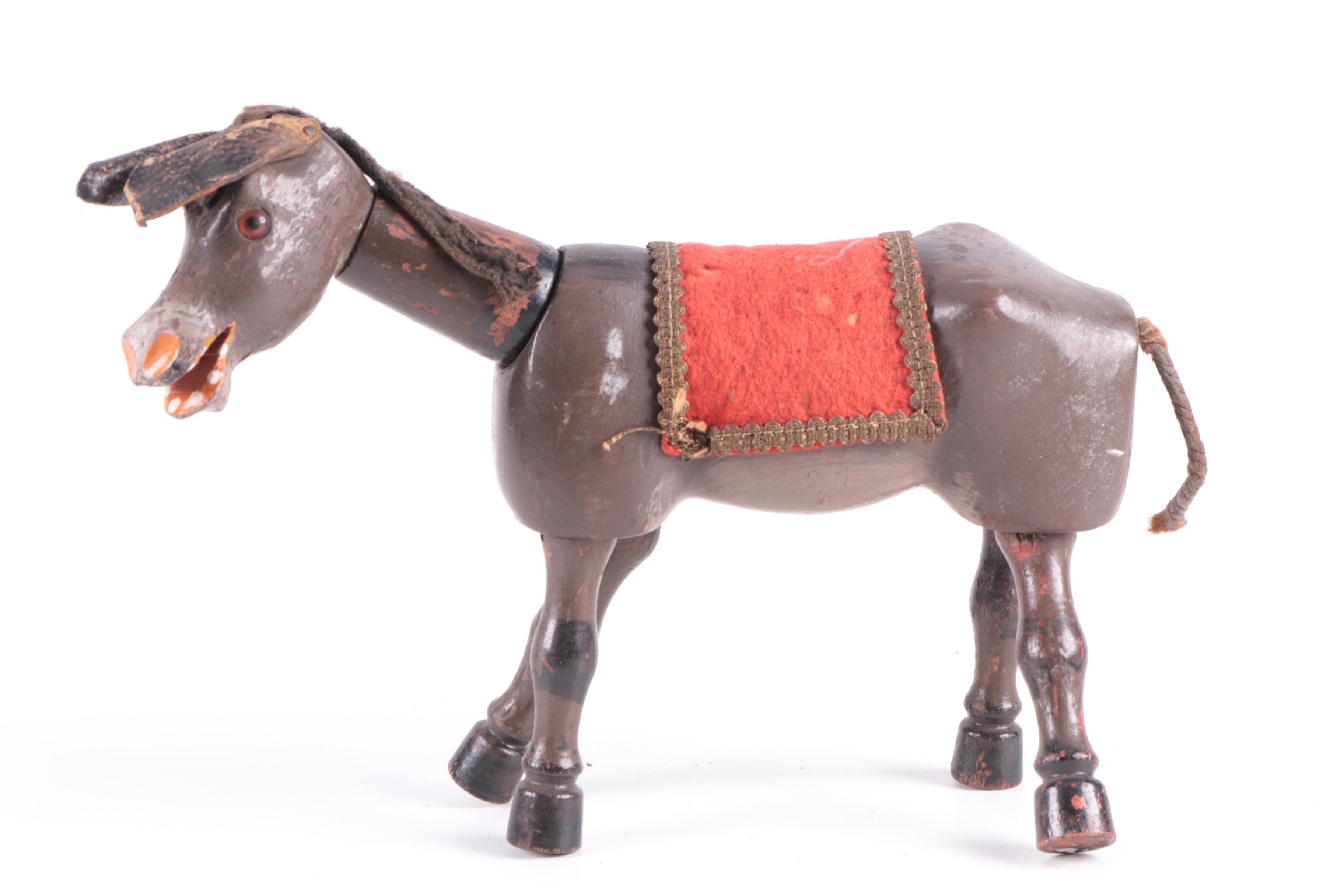 Schoenhut "Humpty Dumpty Circus" Animals and Circus Performers, Early 20th C.