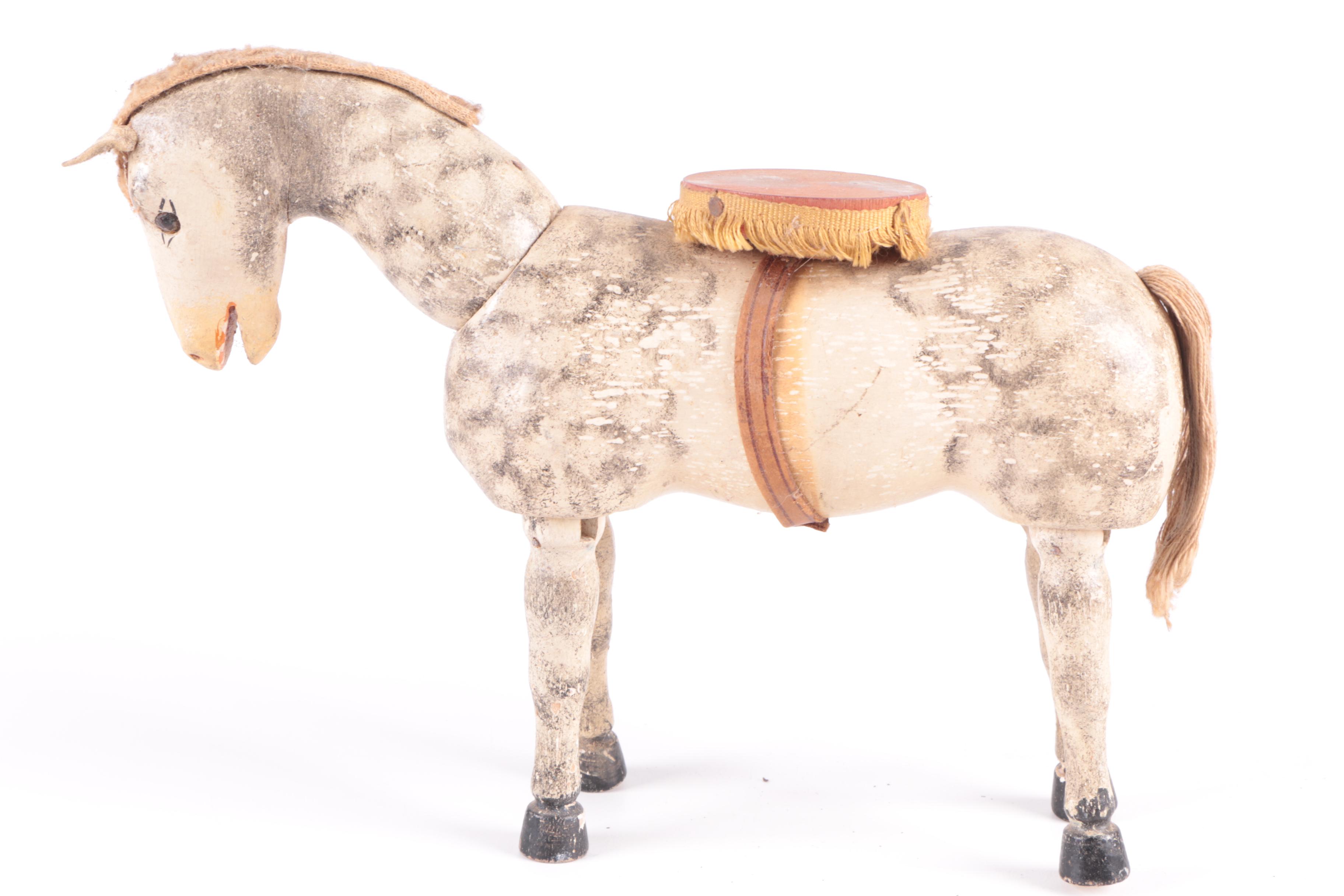 Schoenhut "Humpty Dumpty Circus" Animals and Circus Performers, Early 20th C.