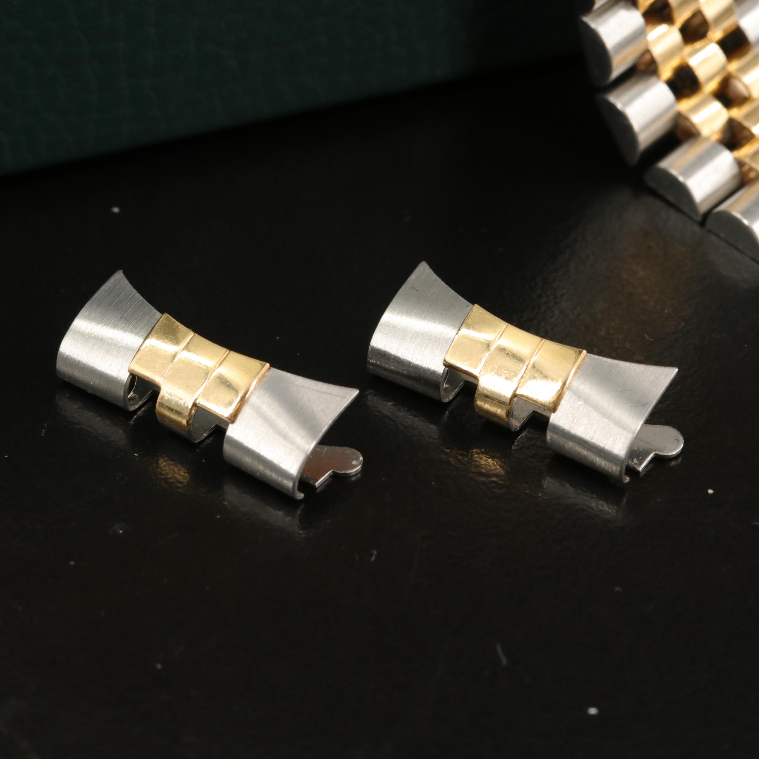 Rolex 18K Gold and Stainless Steel 20 MM Jubilee Bracelet and Rolex Box