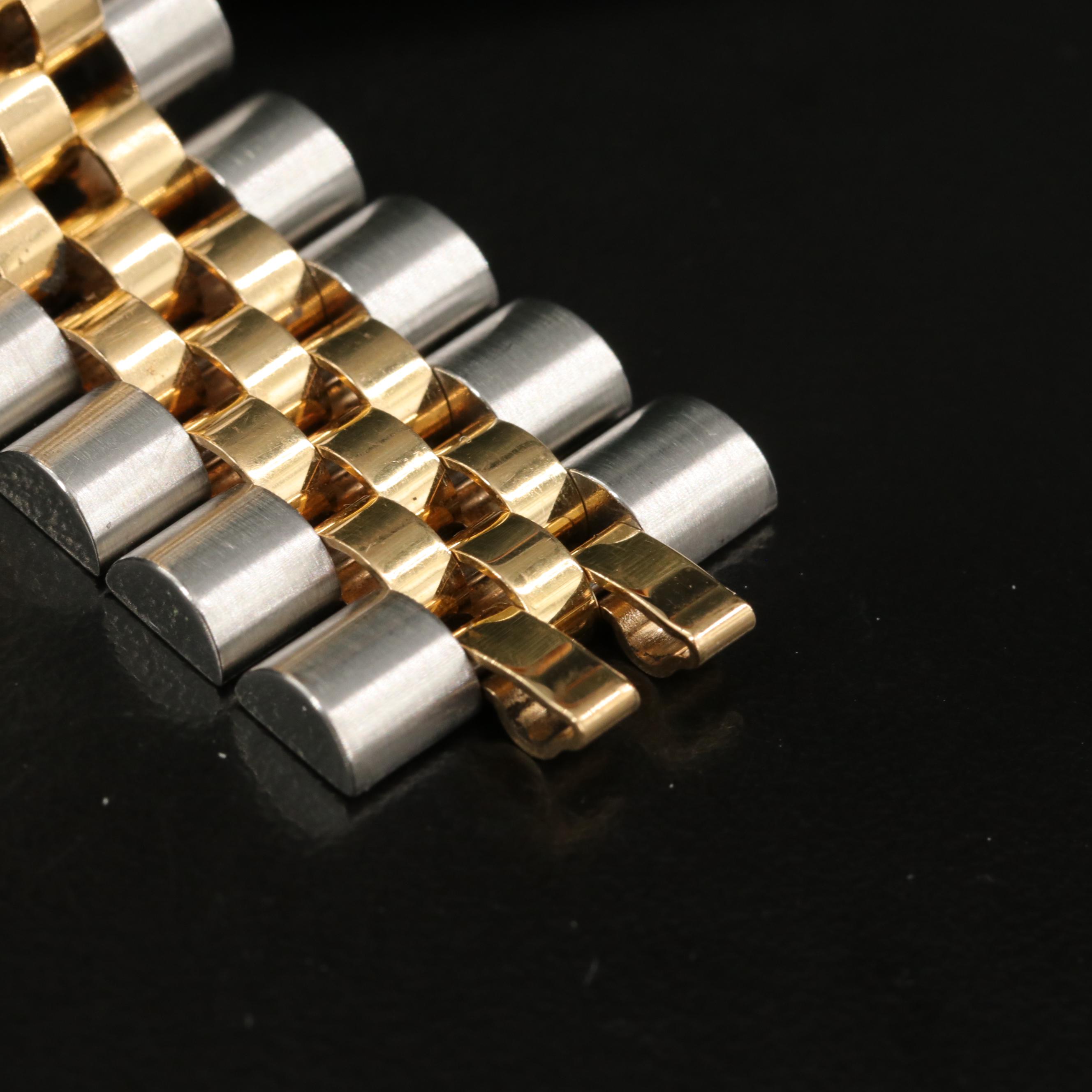 Rolex 18K Gold and Stainless Steel 20 MM Jubilee Bracelet and Rolex Box