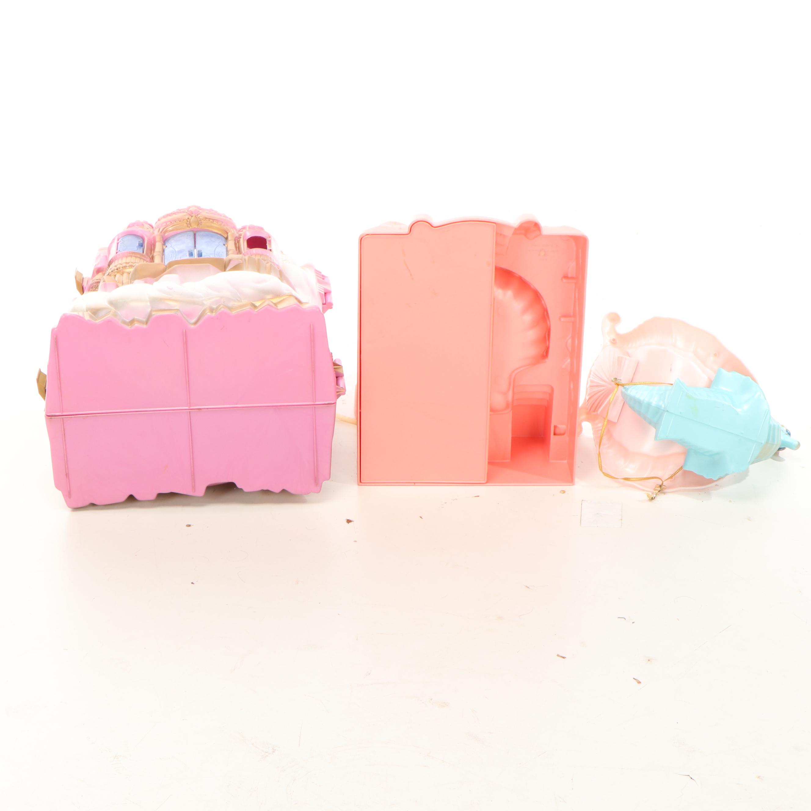 Mattel She-Ra Crystal Castle, Crystal Falls Fountain, Sea Harp and Dolls