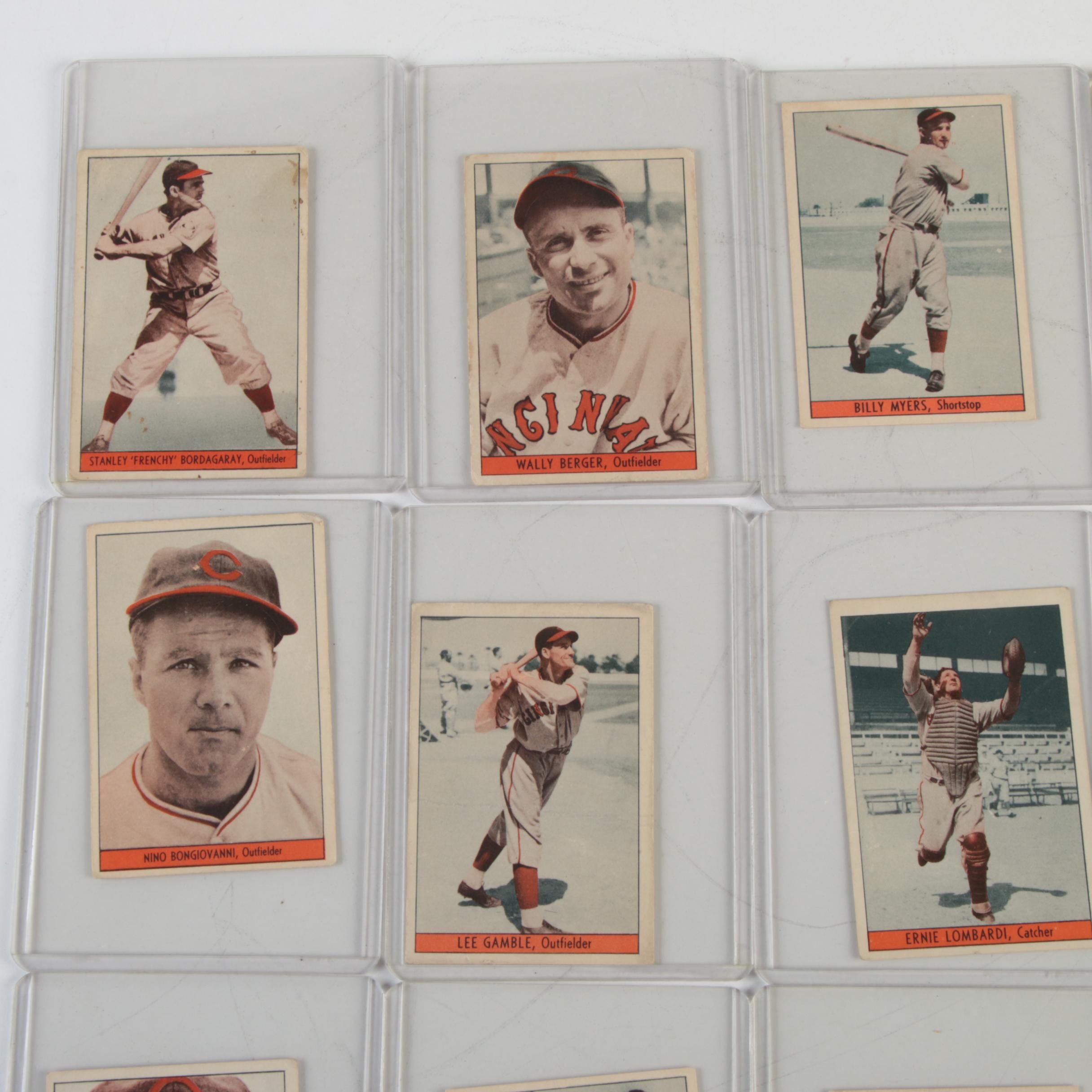 1938-39 Cincinnati Reds Team Issue W711-1 Baseball Cards