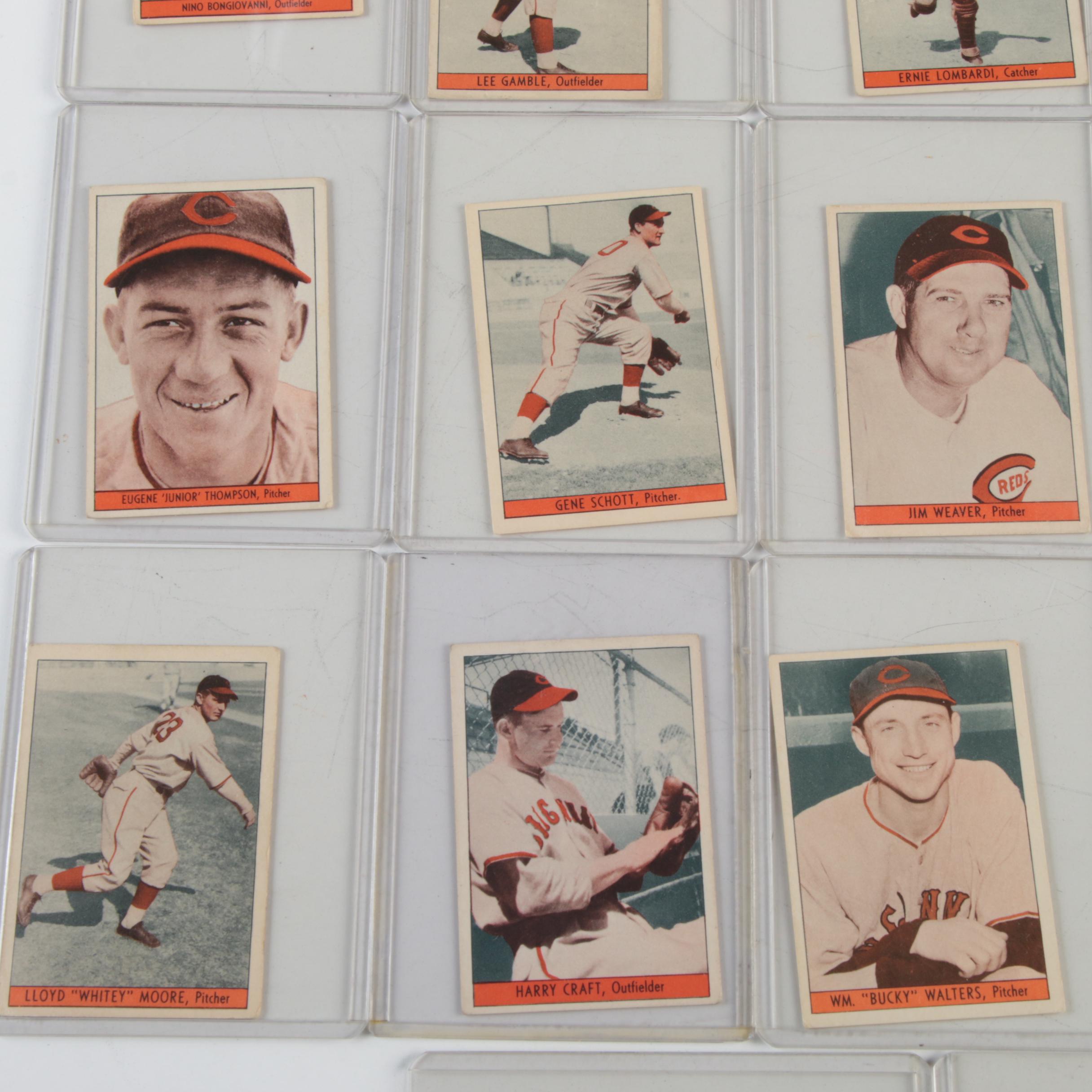 1938-39 Cincinnati Reds Team Issue W711-1 Baseball Cards