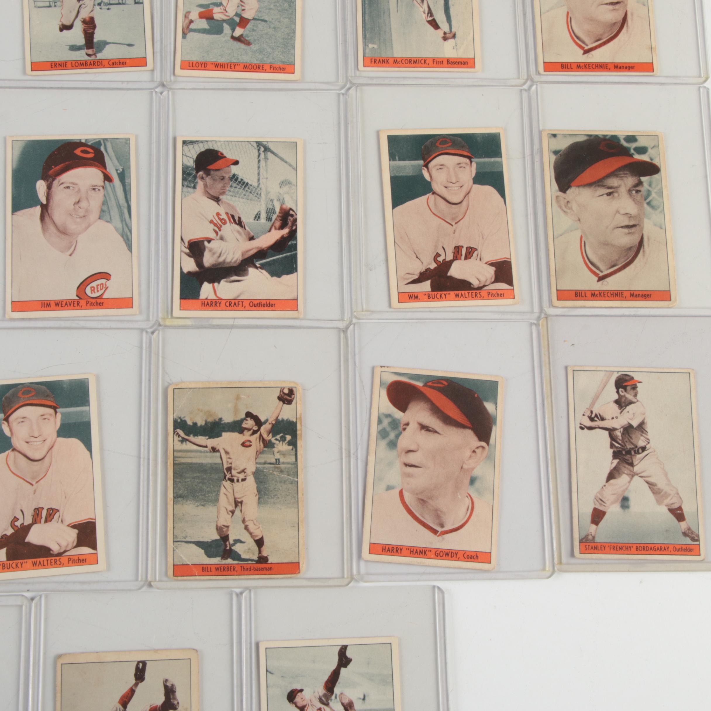 1938-39 Cincinnati Reds Team Issue W711-1 Baseball Cards