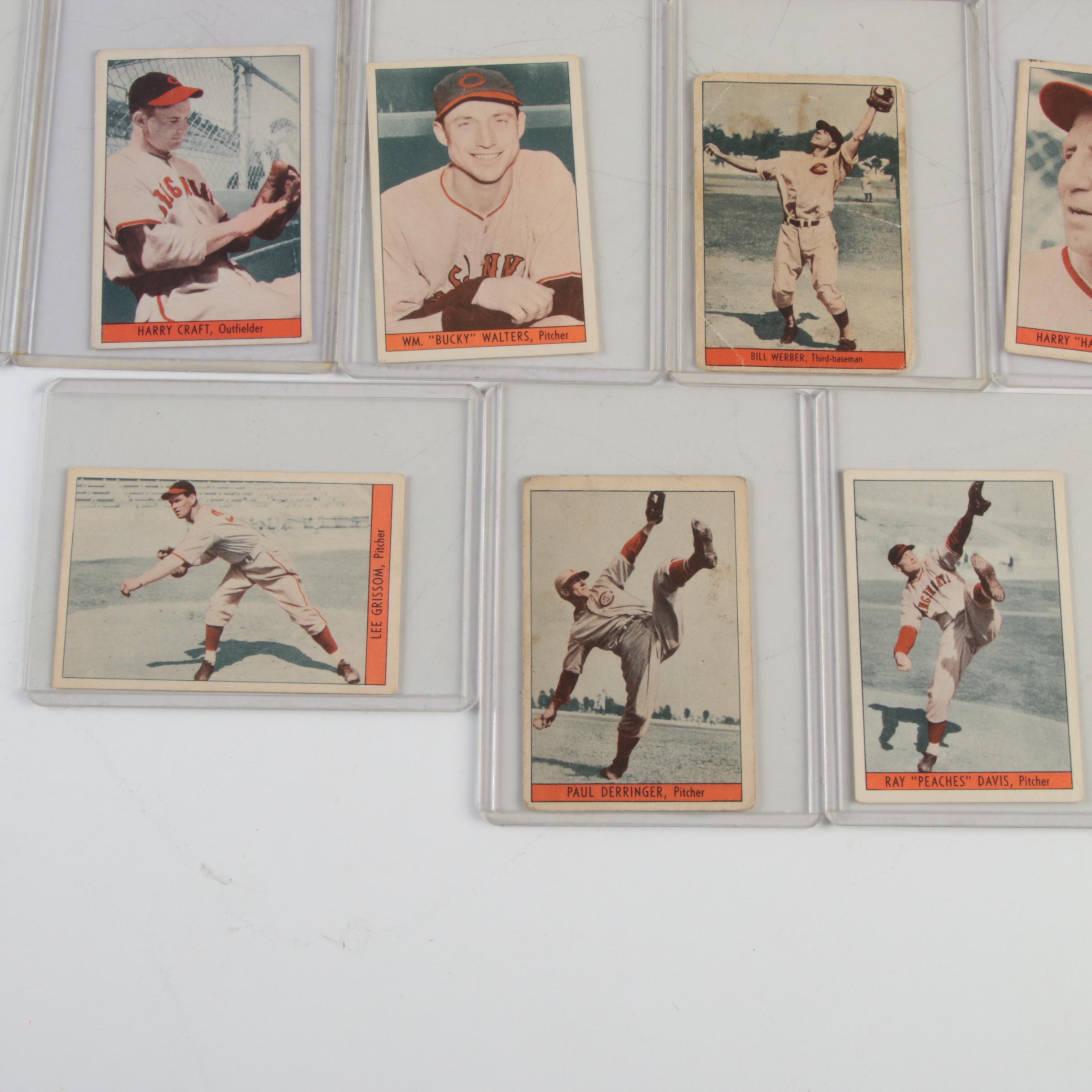 1938-39 Cincinnati Reds Team Issue W711-1 Baseball Cards