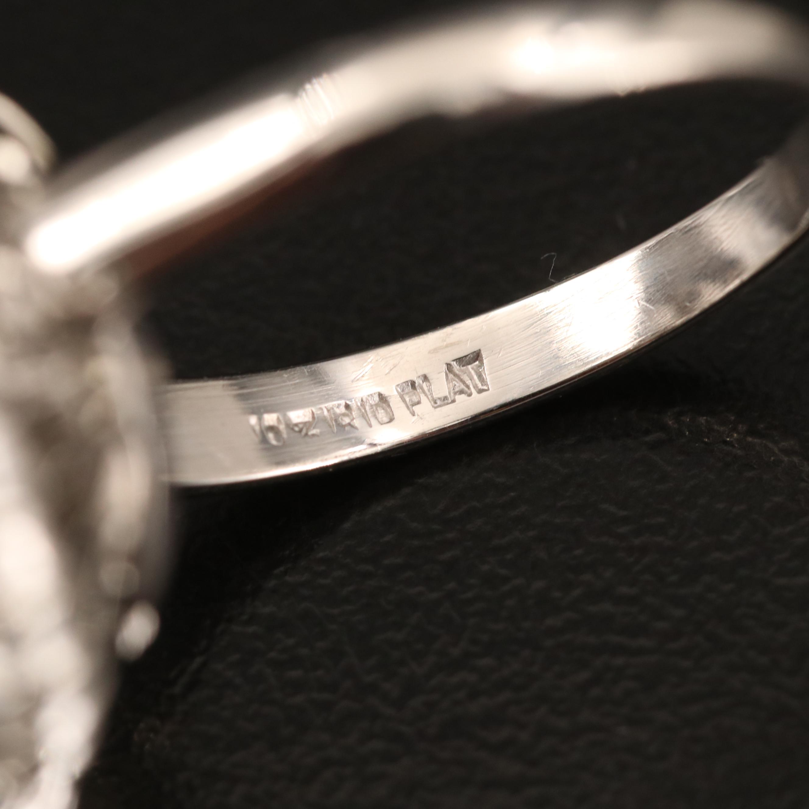 Ring-Dant Platinum 6.17 CTW Diamond Converter Ring