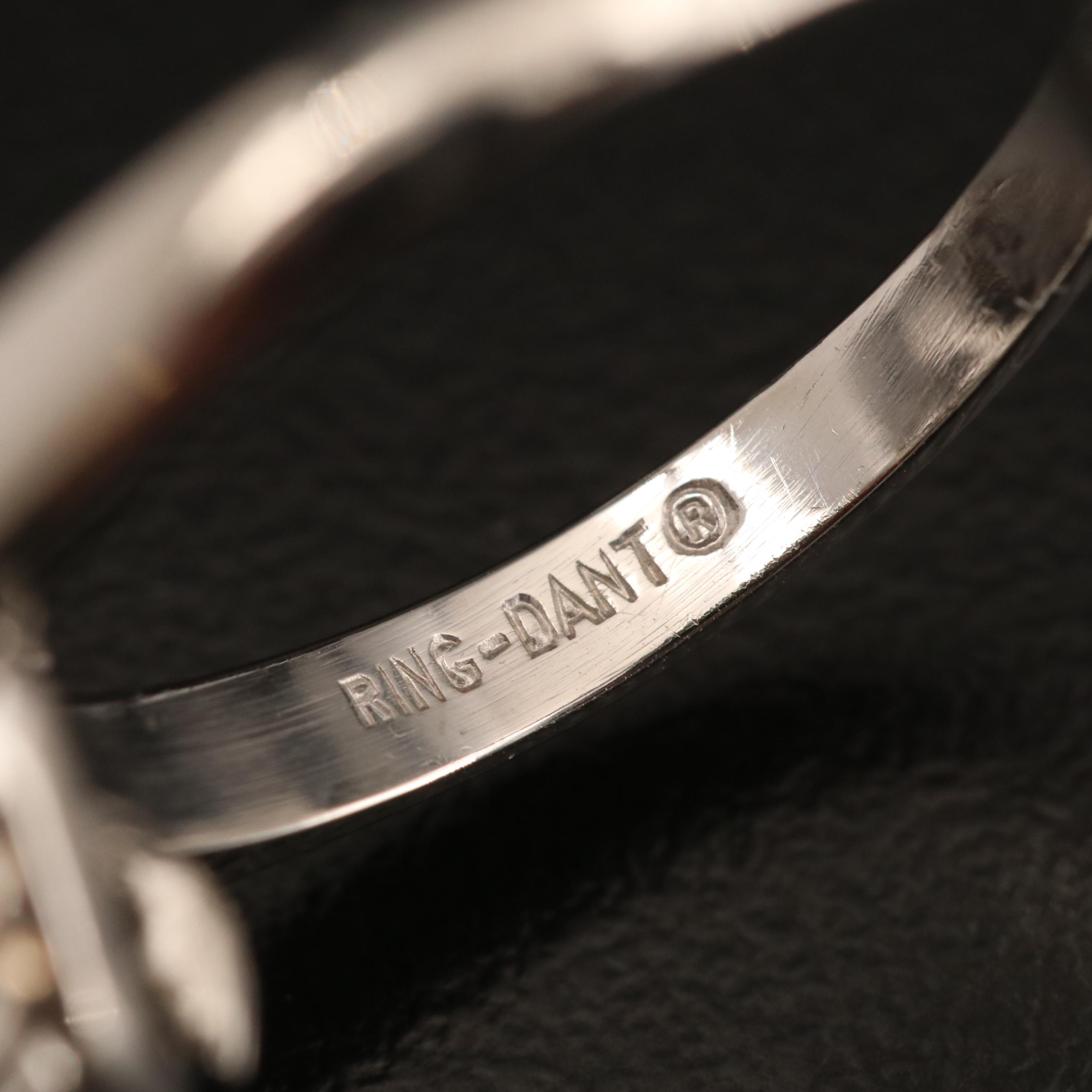 Ring-Dant Platinum 6.17 CTW Diamond Converter Ring