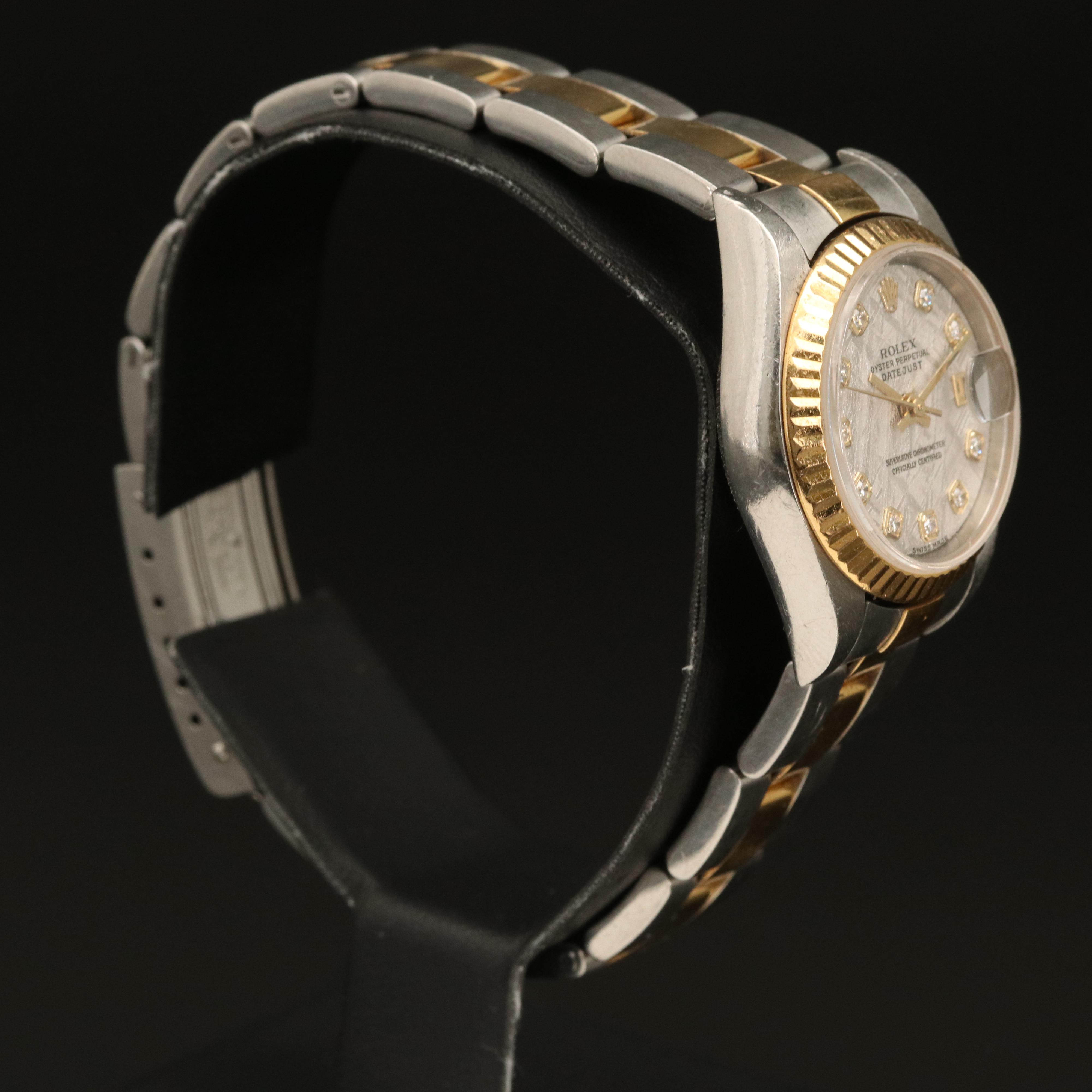 2002 - 2003 Rolex Datejust Meteorite Diamond Dial Watch