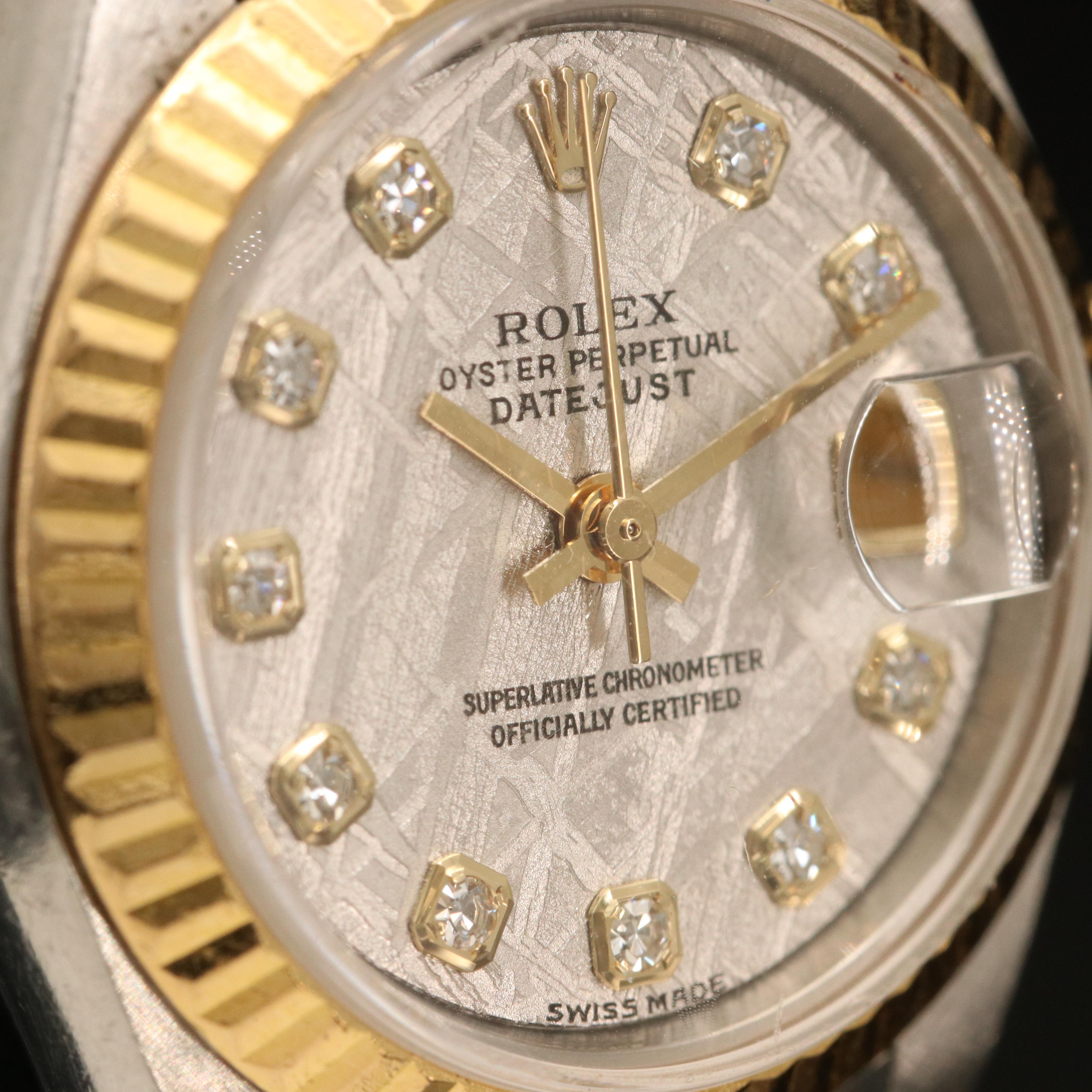 2002 - 2003 Rolex Datejust Meteorite Diamond Dial Watch