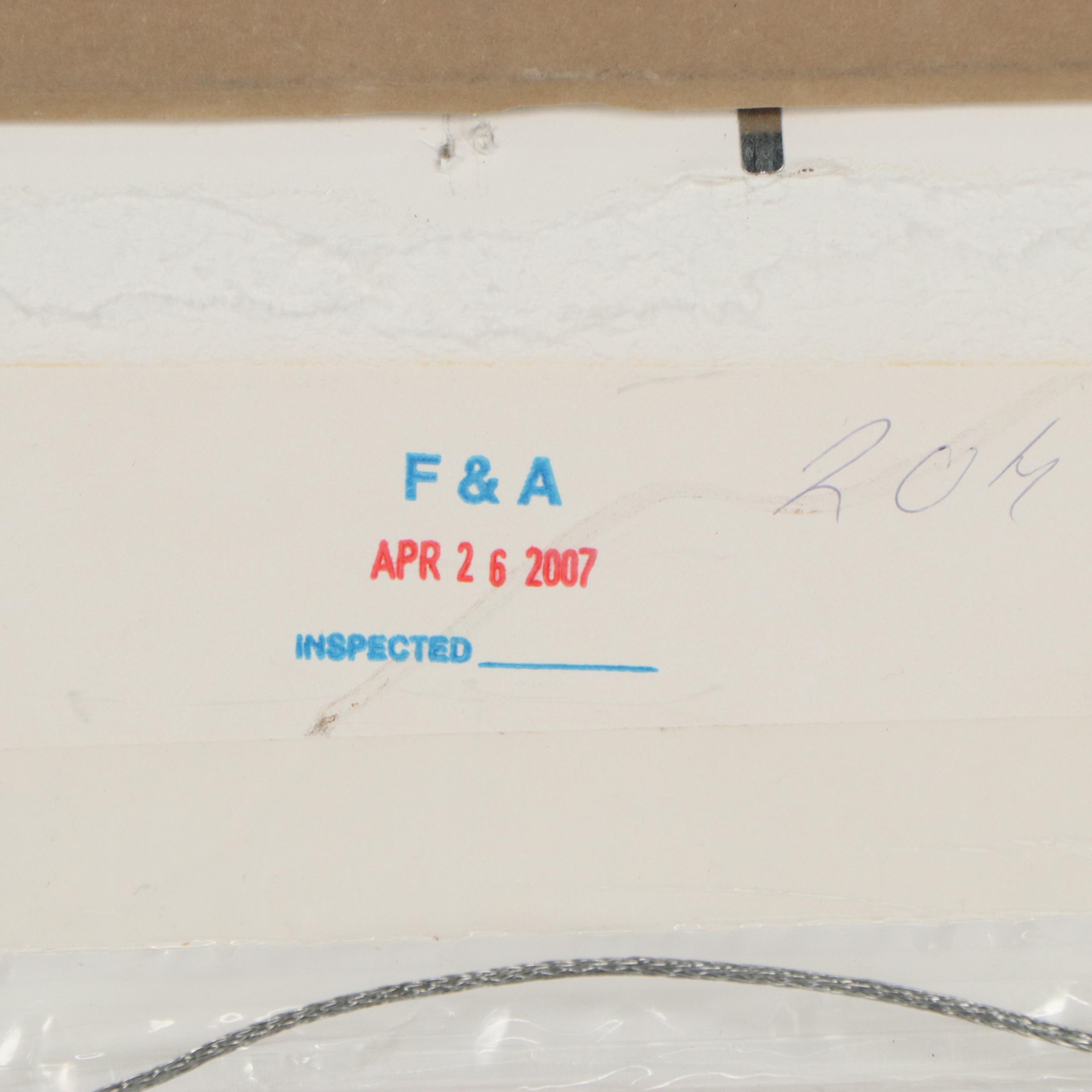 Marc Chagall Lithograph "Before the Picture," 1963