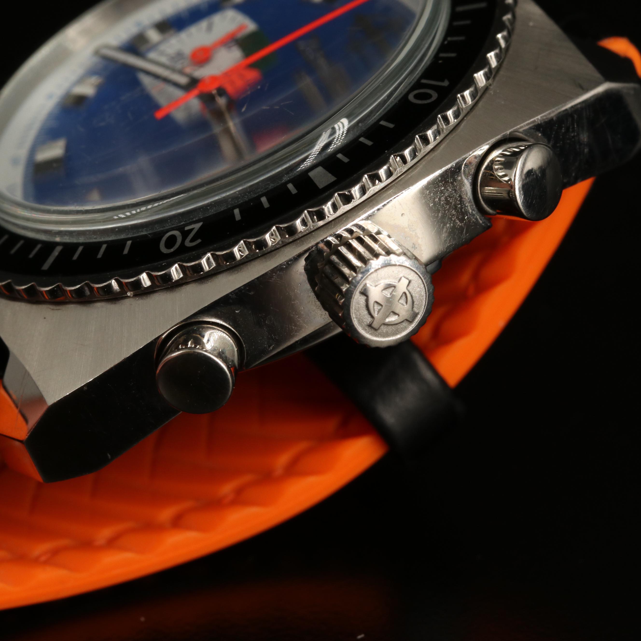 Zodiac Sea Dragon Chronograph Stainless Steel Quartz Watch