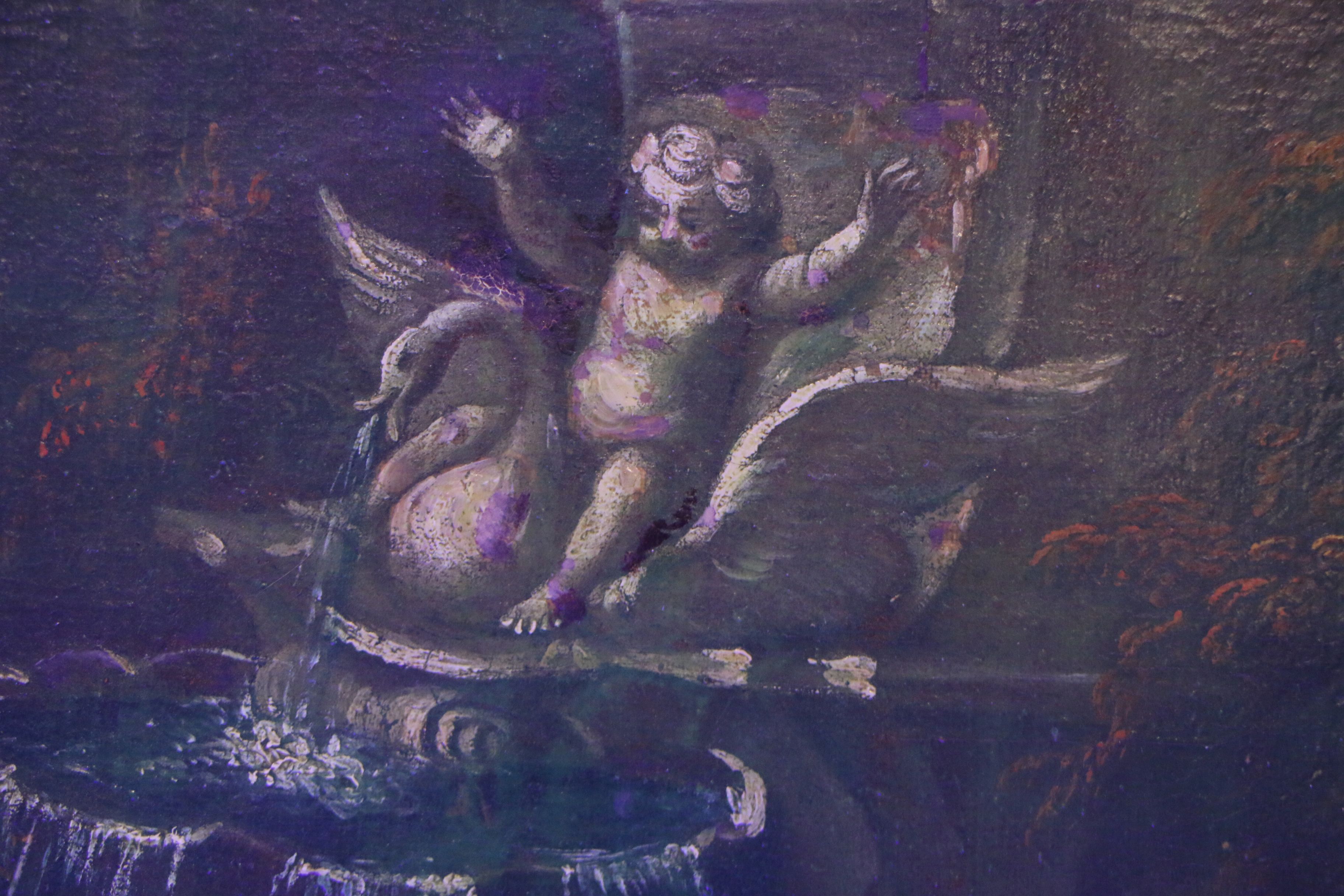 School of Nicolas Poussin Landscape Oil Painting, 17th Century