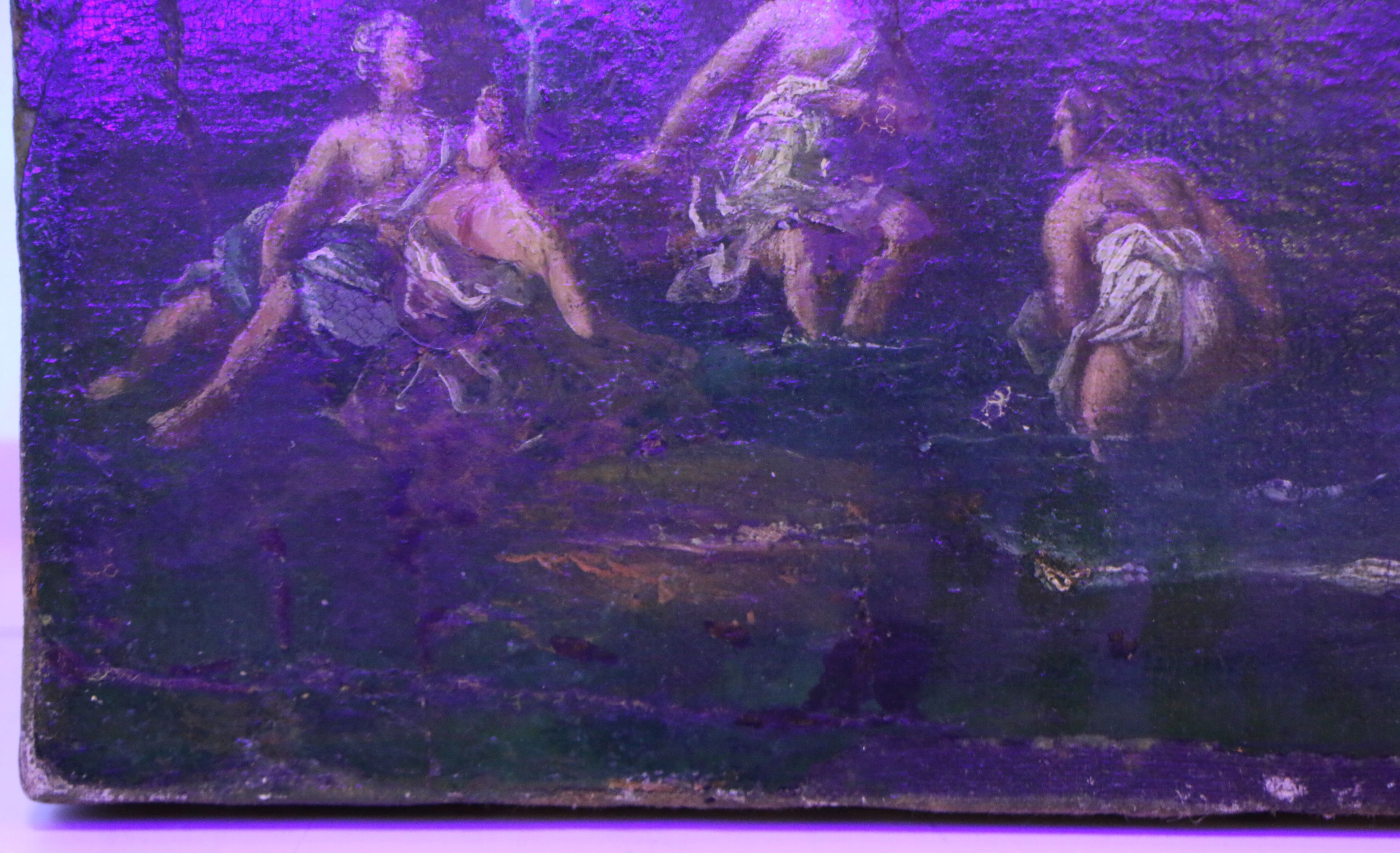 School of Nicolas Poussin Landscape Oil Painting, 17th Century