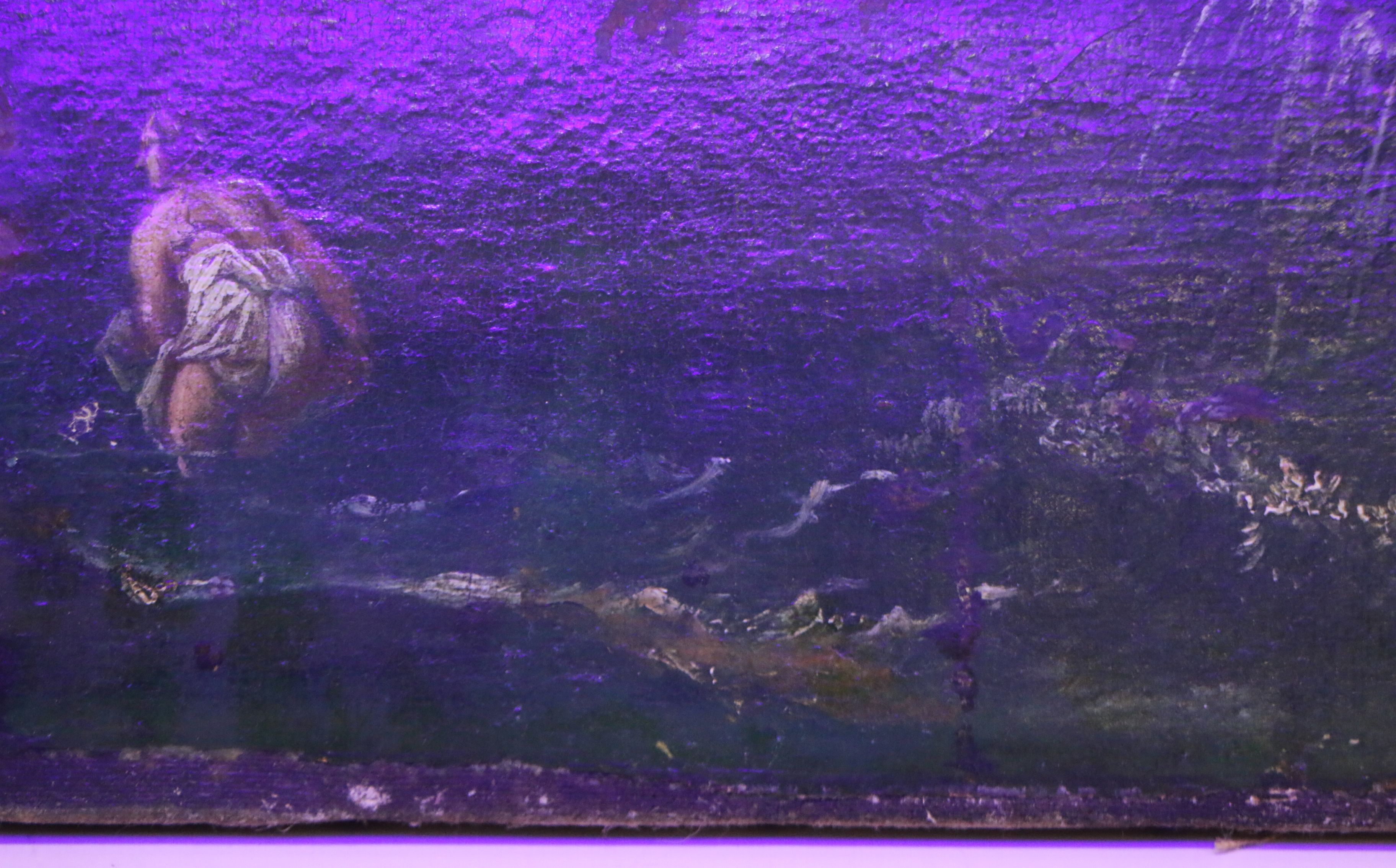 School of Nicolas Poussin Landscape Oil Painting, 17th Century