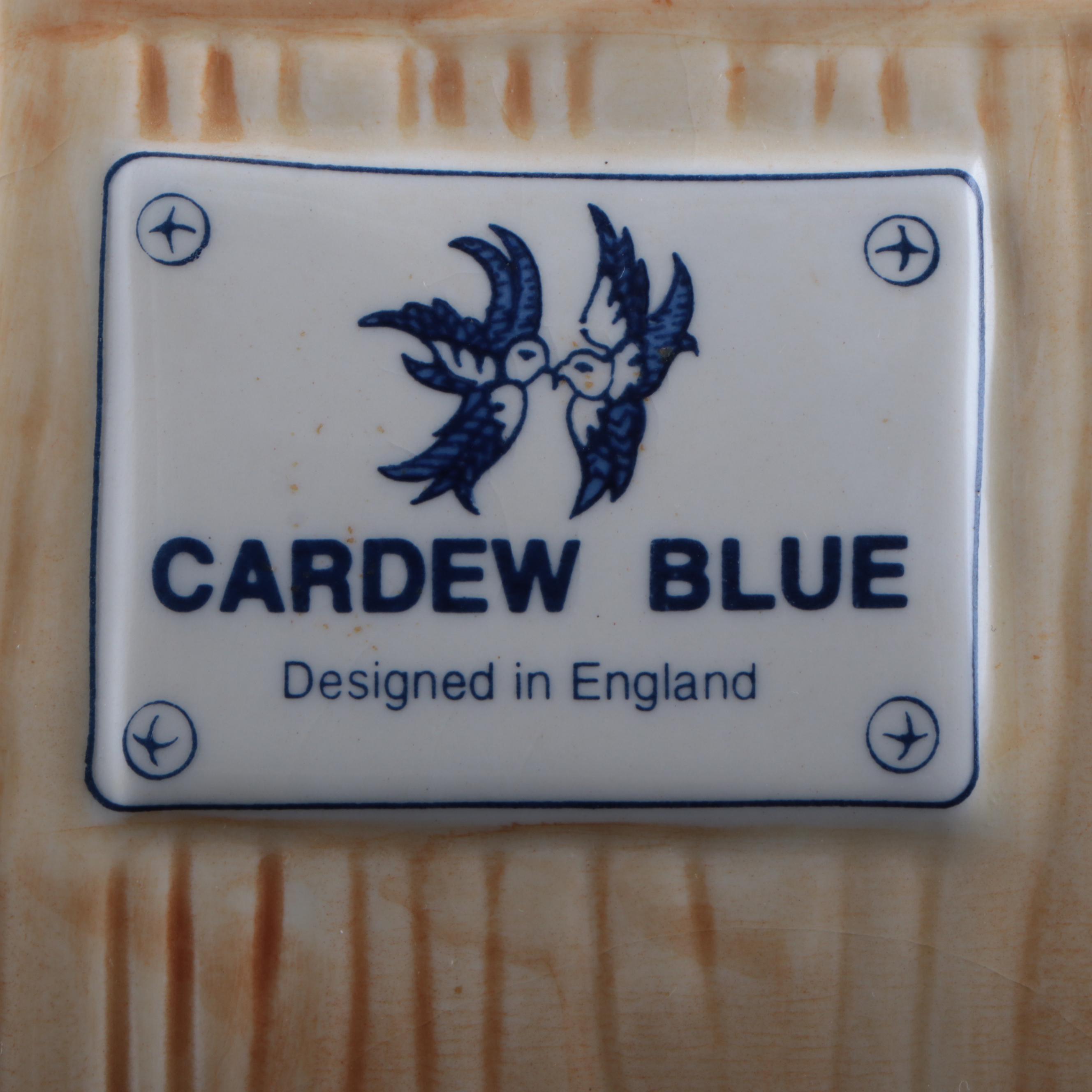 Paul Cardew Blue Willow Kitchen Wash Basin Ceramic Teapot, Late 20th Century