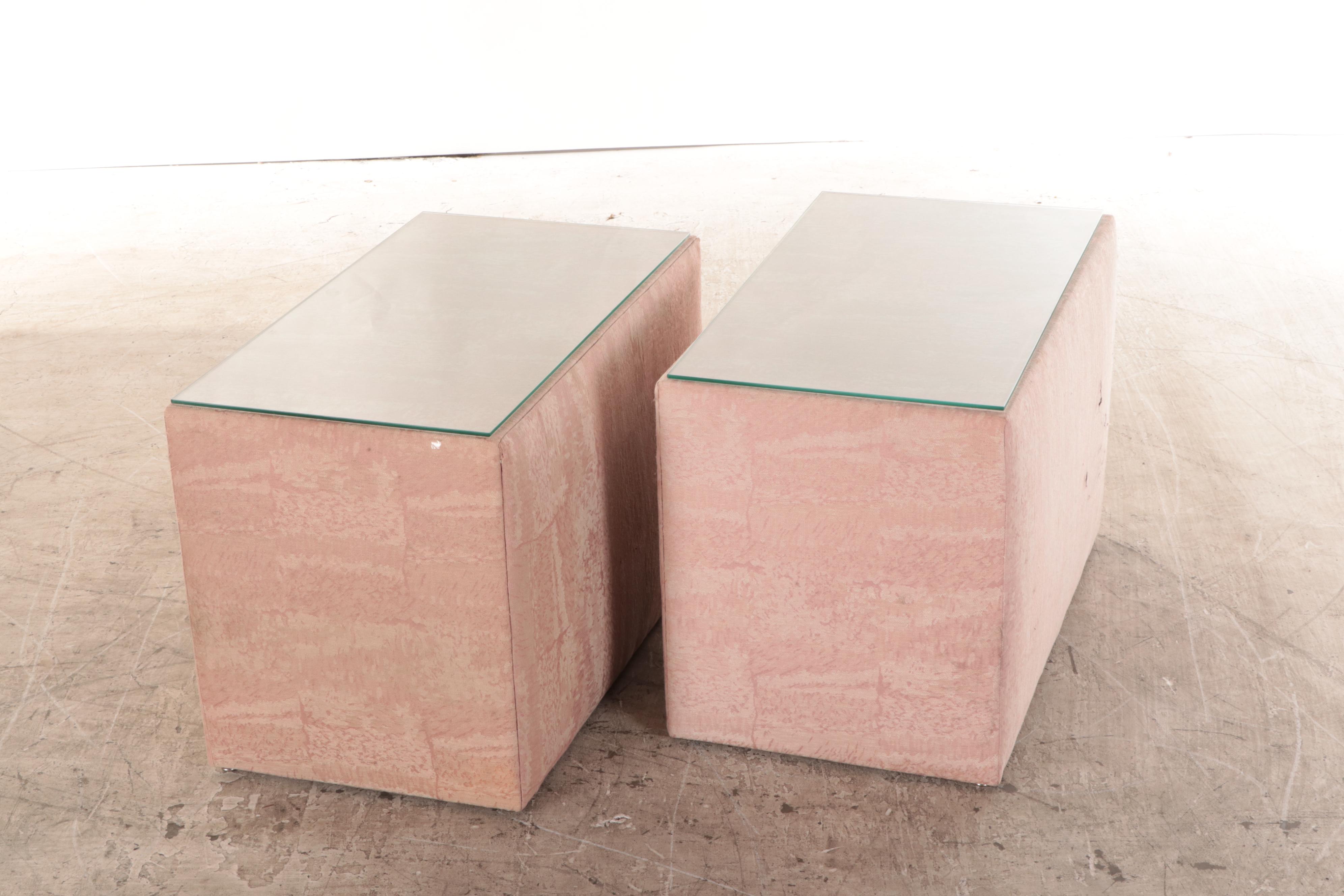 Bernhardt Flair Division Serpentine Sectional after Milo Baughman and Tables