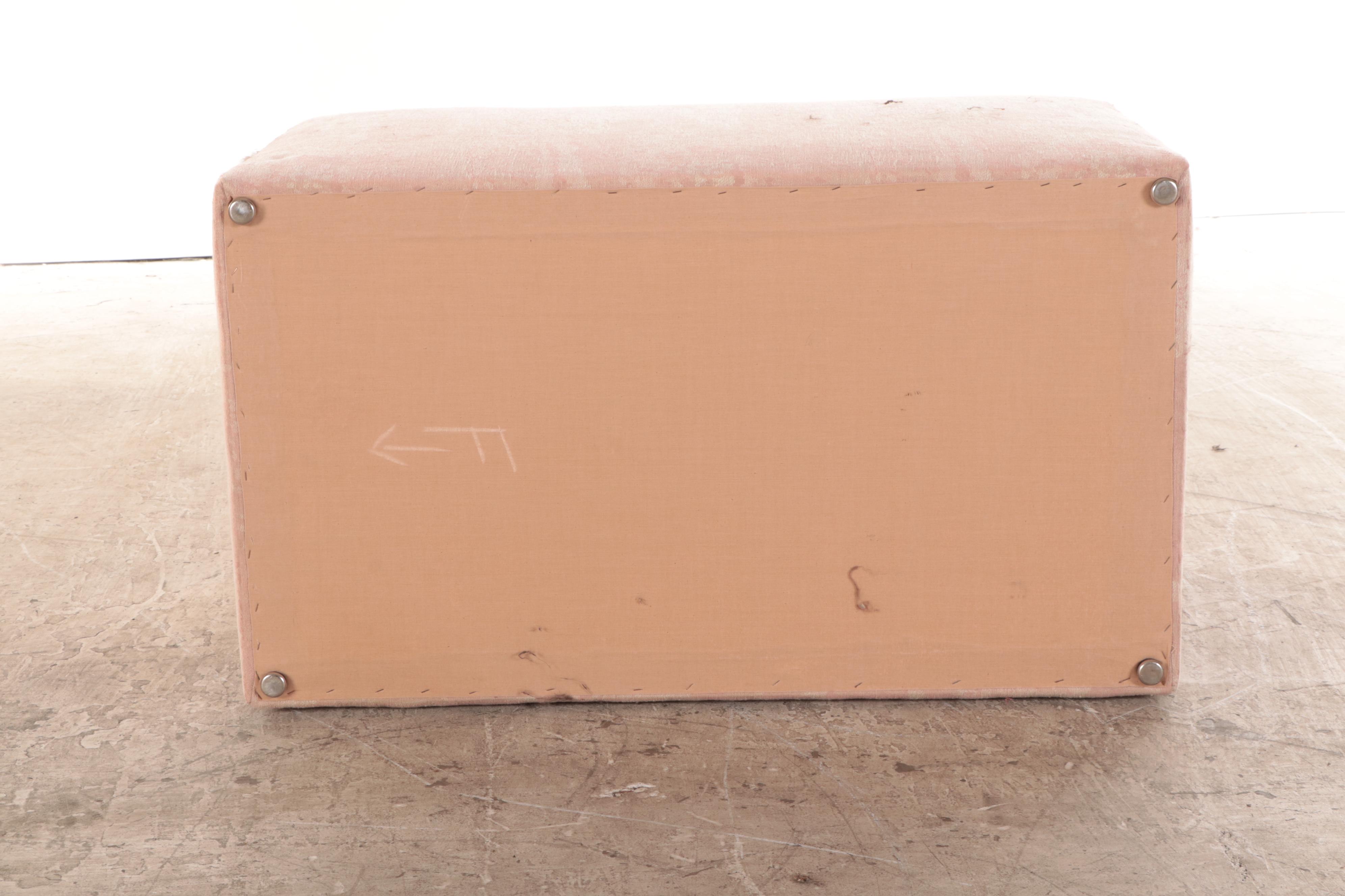 Bernhardt Flair Division Serpentine Sectional after Milo Baughman and Tables