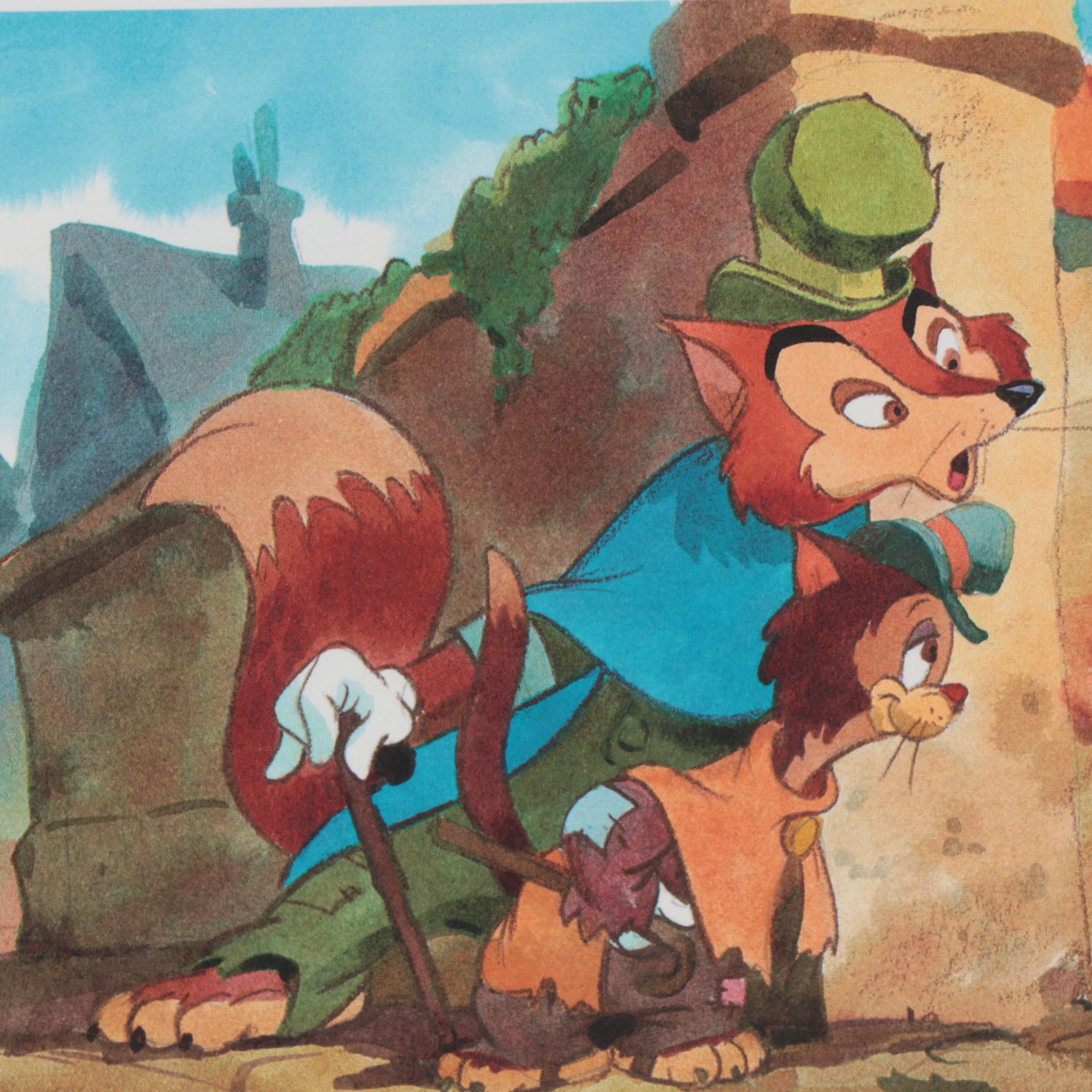 Gil DiCicco for Disney "Pinocchio" Giclée Triptych "A Wooden Boy!" 1999