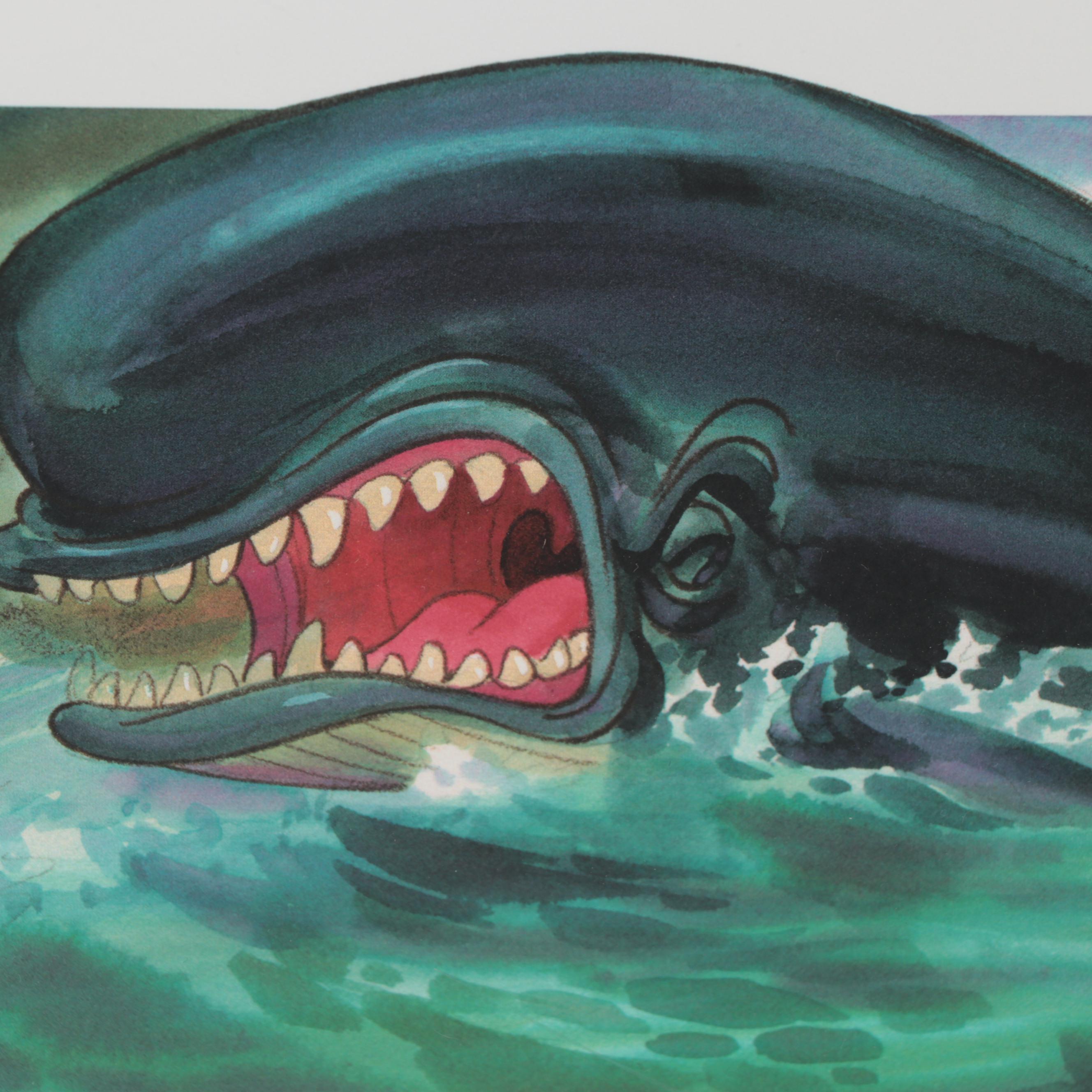 Gil DiCicco for Disney "Pinocchio" Giclée Triptych "A Wooden Boy!" 1999