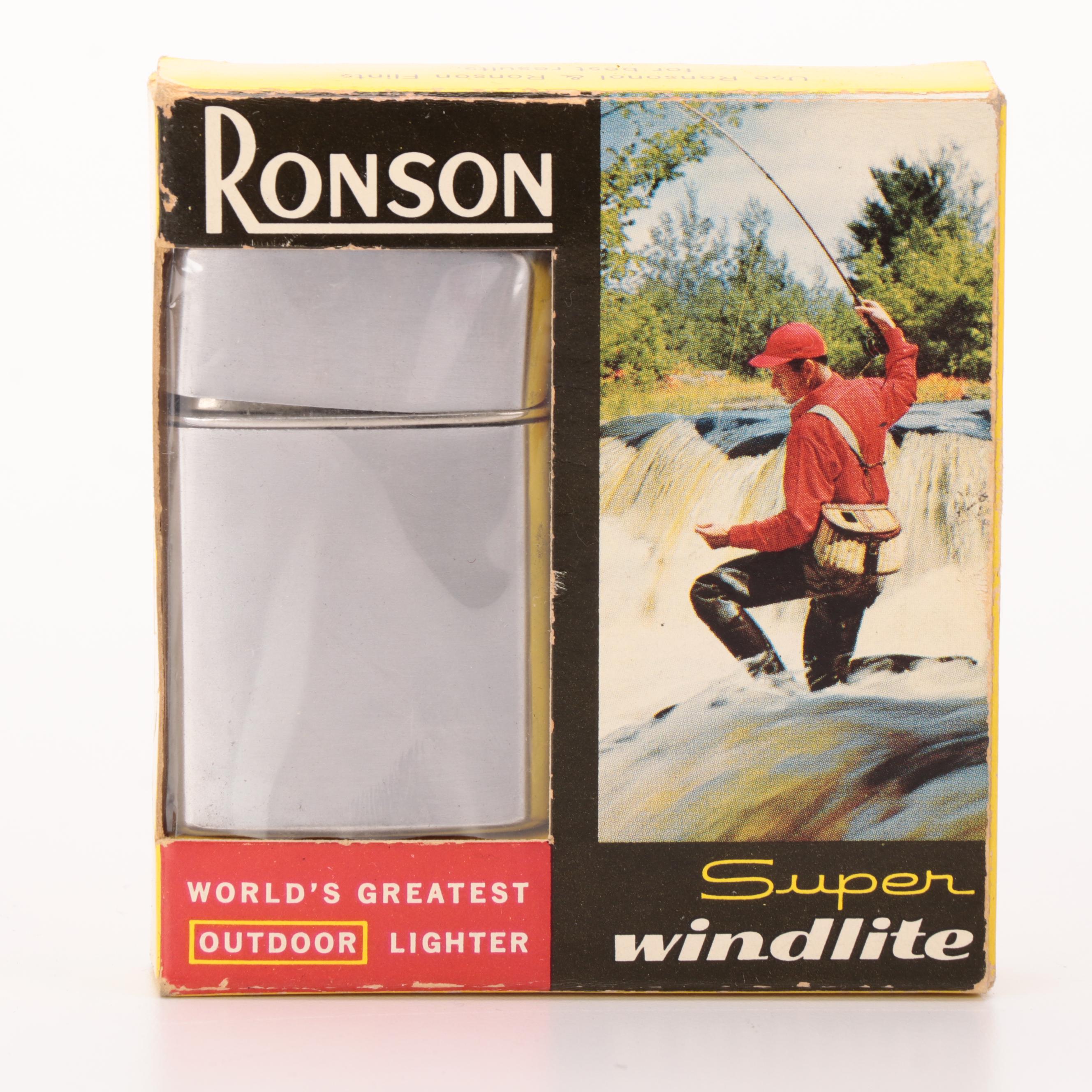 Zippo, A.S.R., Continental, and Ronson Cigarette Lighters