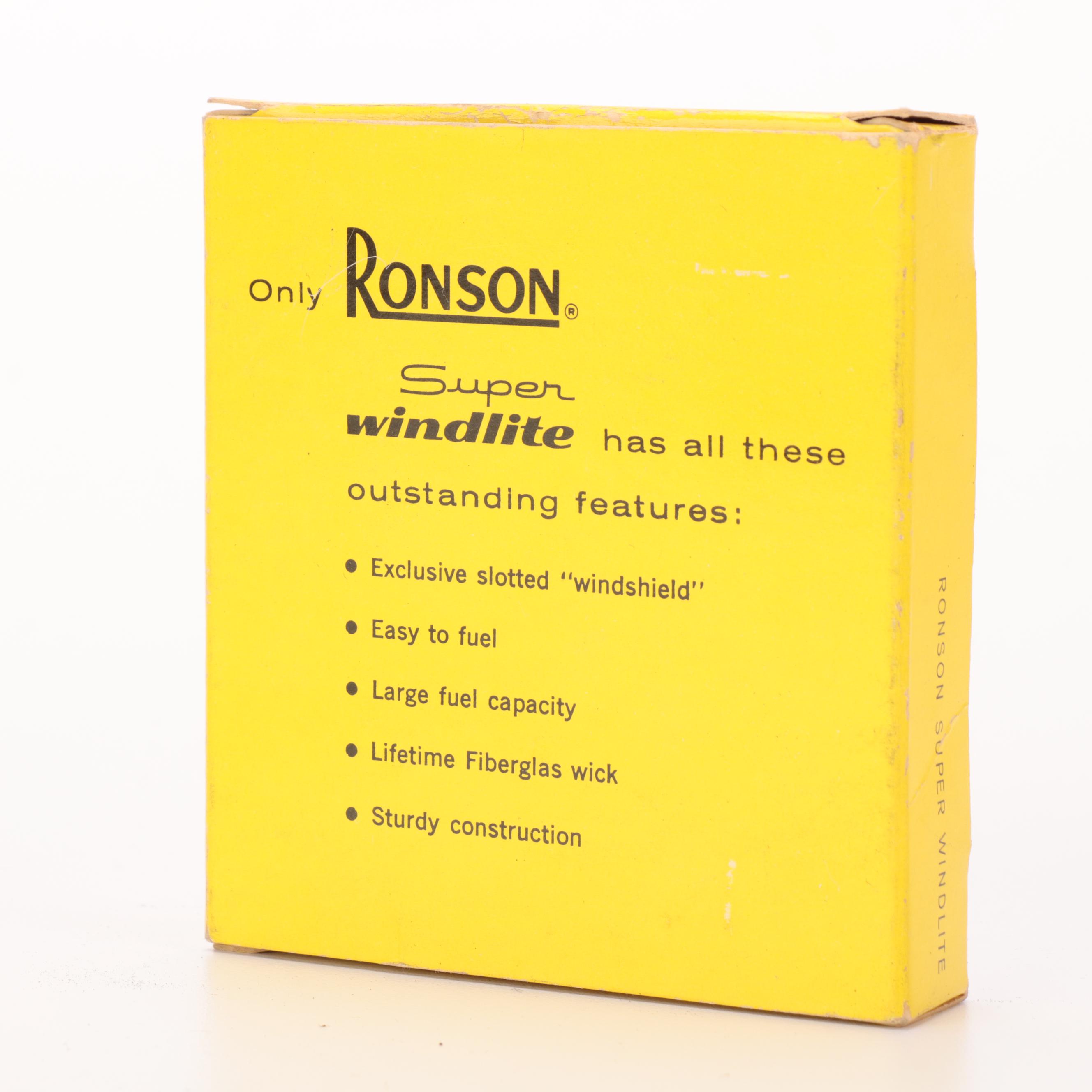 Zippo, A.S.R., Continental, and Ronson Cigarette Lighters