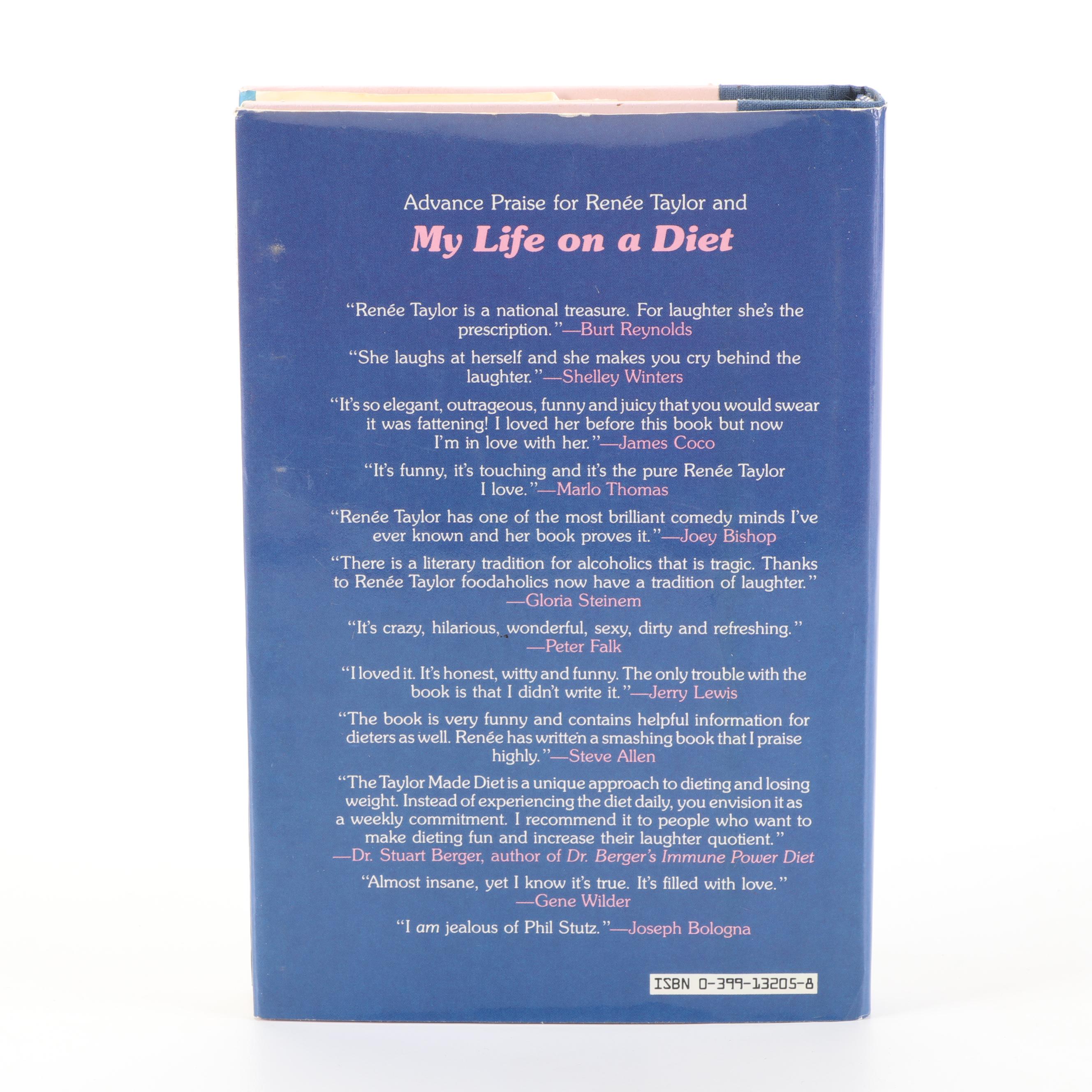 Signed Second Printing "My Life on a Diet" by Renée Taylor, 1986
