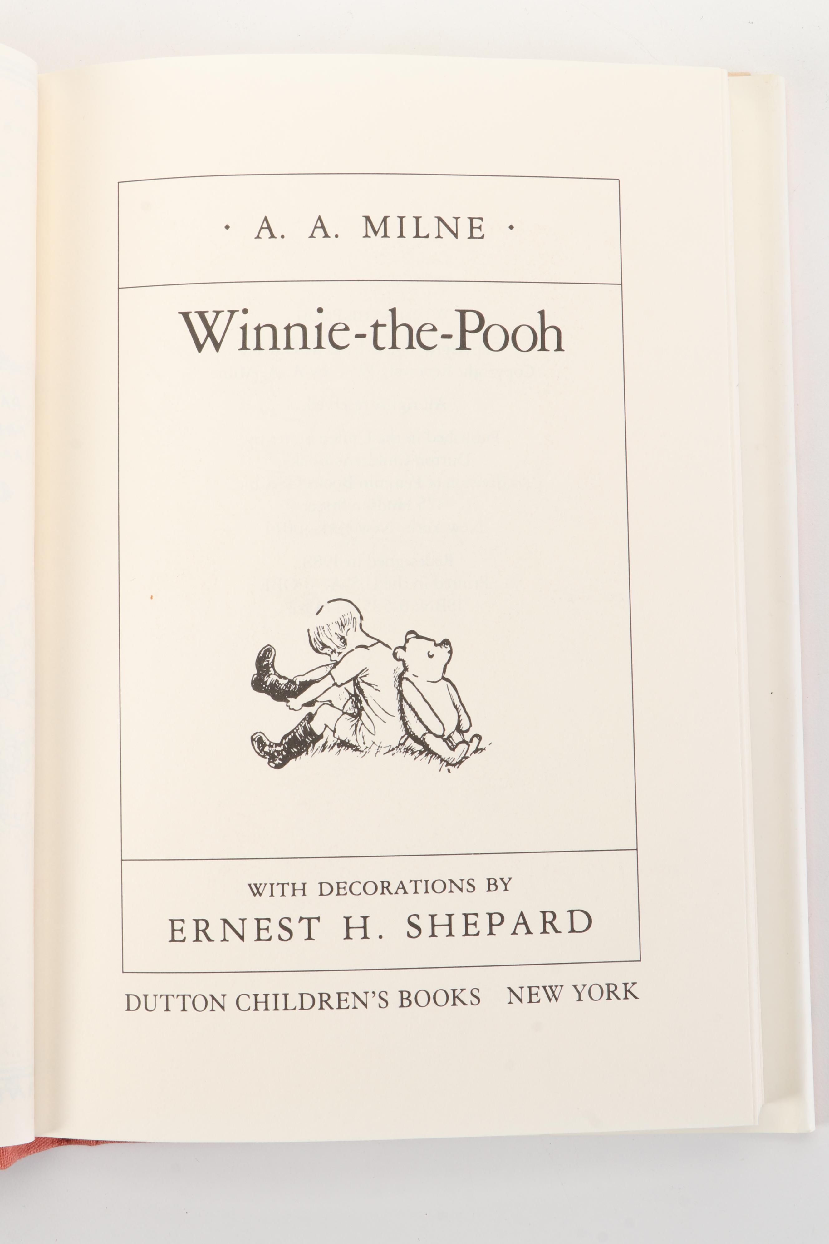 Illustrated "Winnie-the-Pooh" by A. A. Milne, 1988