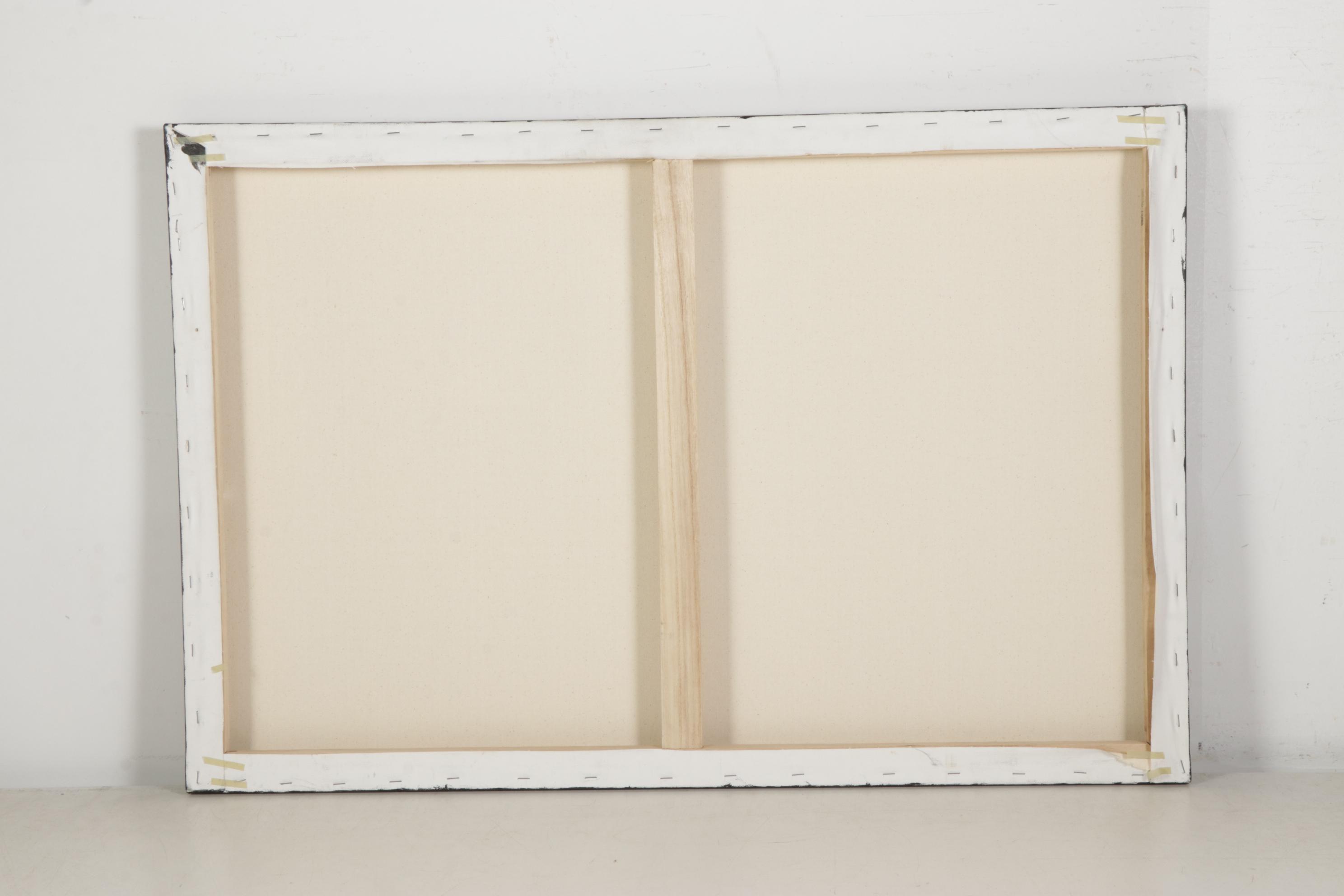 Dorothea S. Wendlandt Surreal Oil Painting With Cacti and Figurines