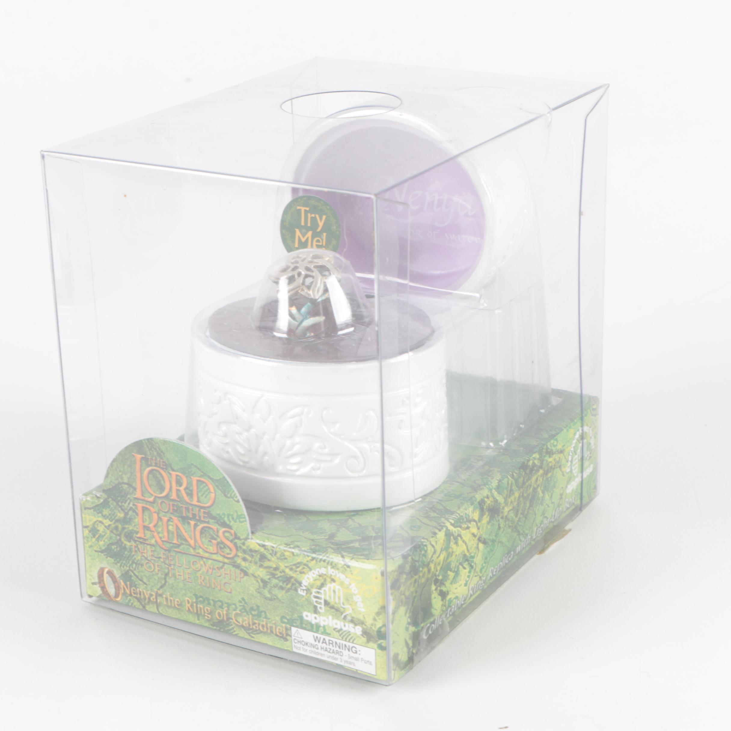 Lord of the Rings Collectible Ring Replicas with Light Up Boxes