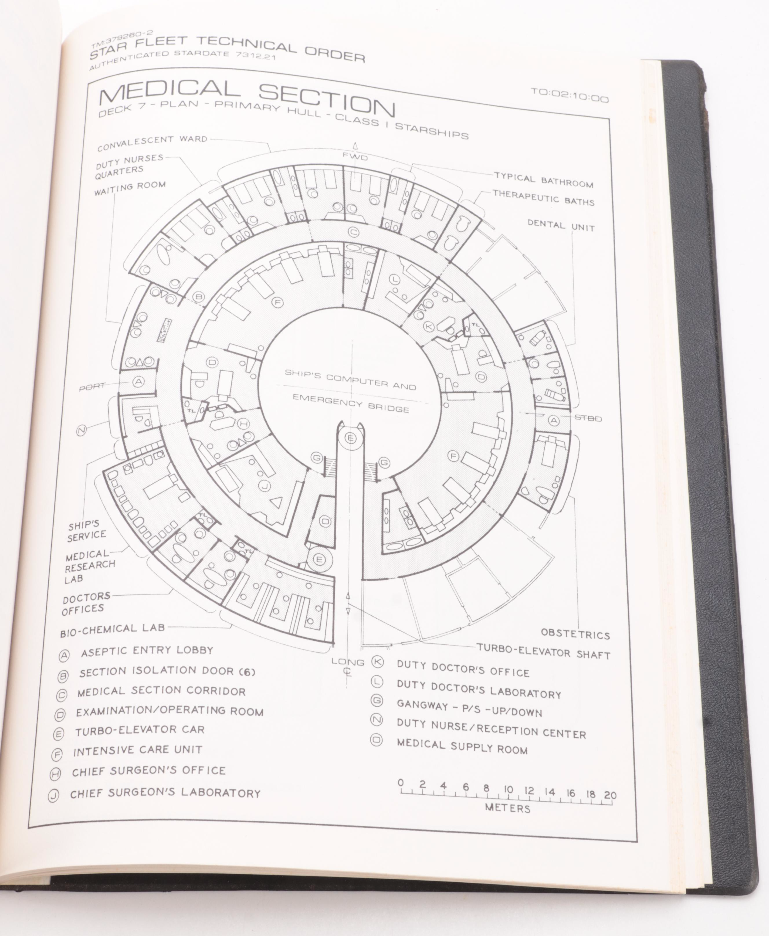 First Printing "Star Fleet Technical Manual" by Franz Joseph, 1975