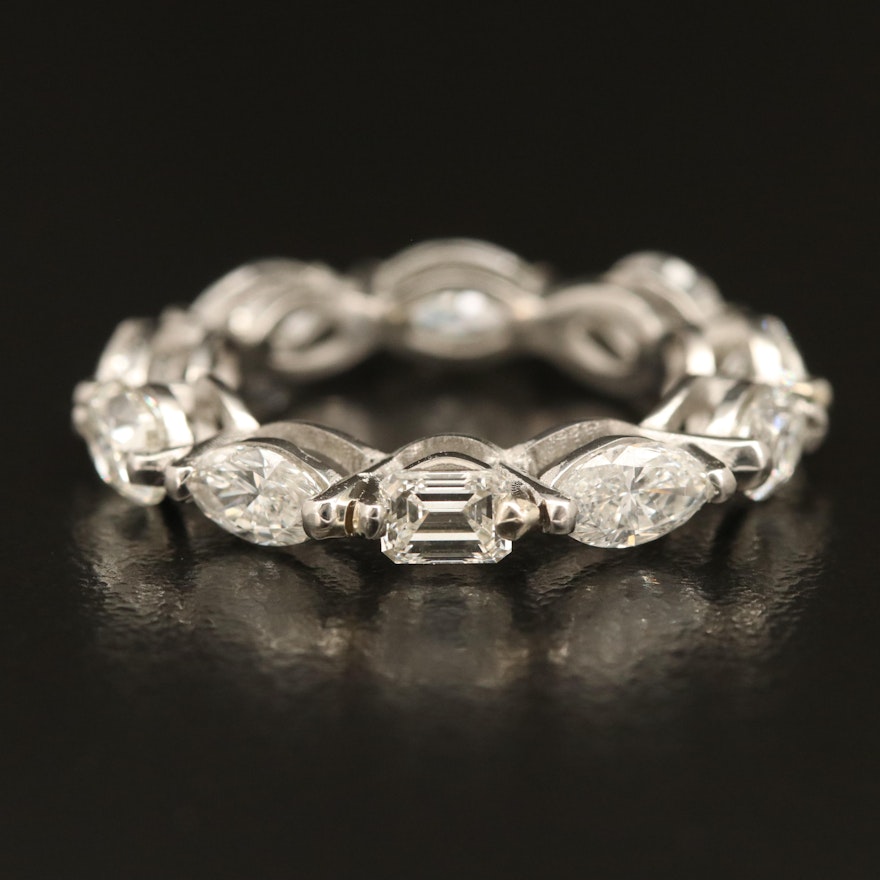 Platinum 3.03 CTW Diamond Eternity Band