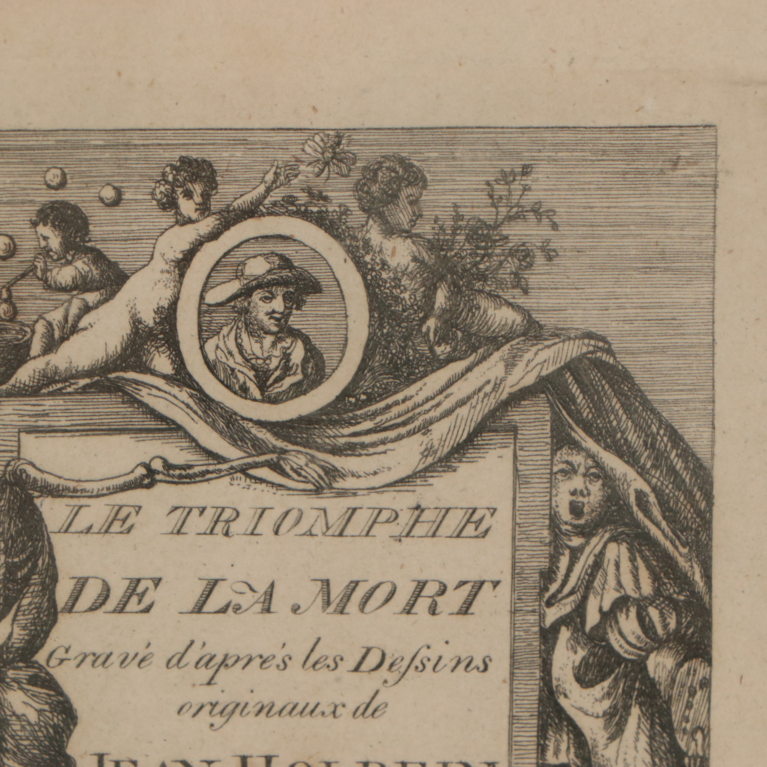 David Deuchar Etching "Le Triomphe de la Mort," 1788