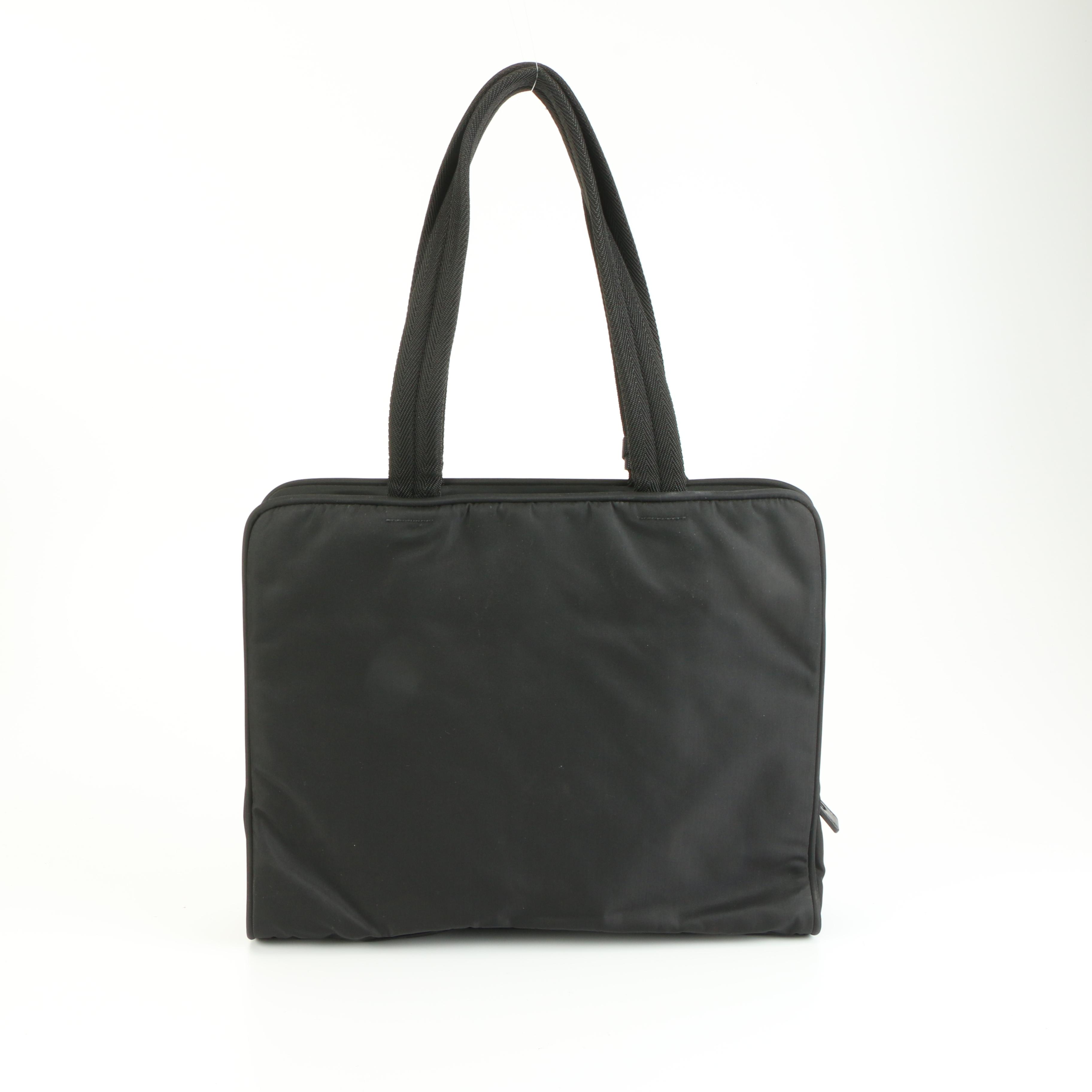 Prada City Tote Bag in Black Tessuto Sport Nylon