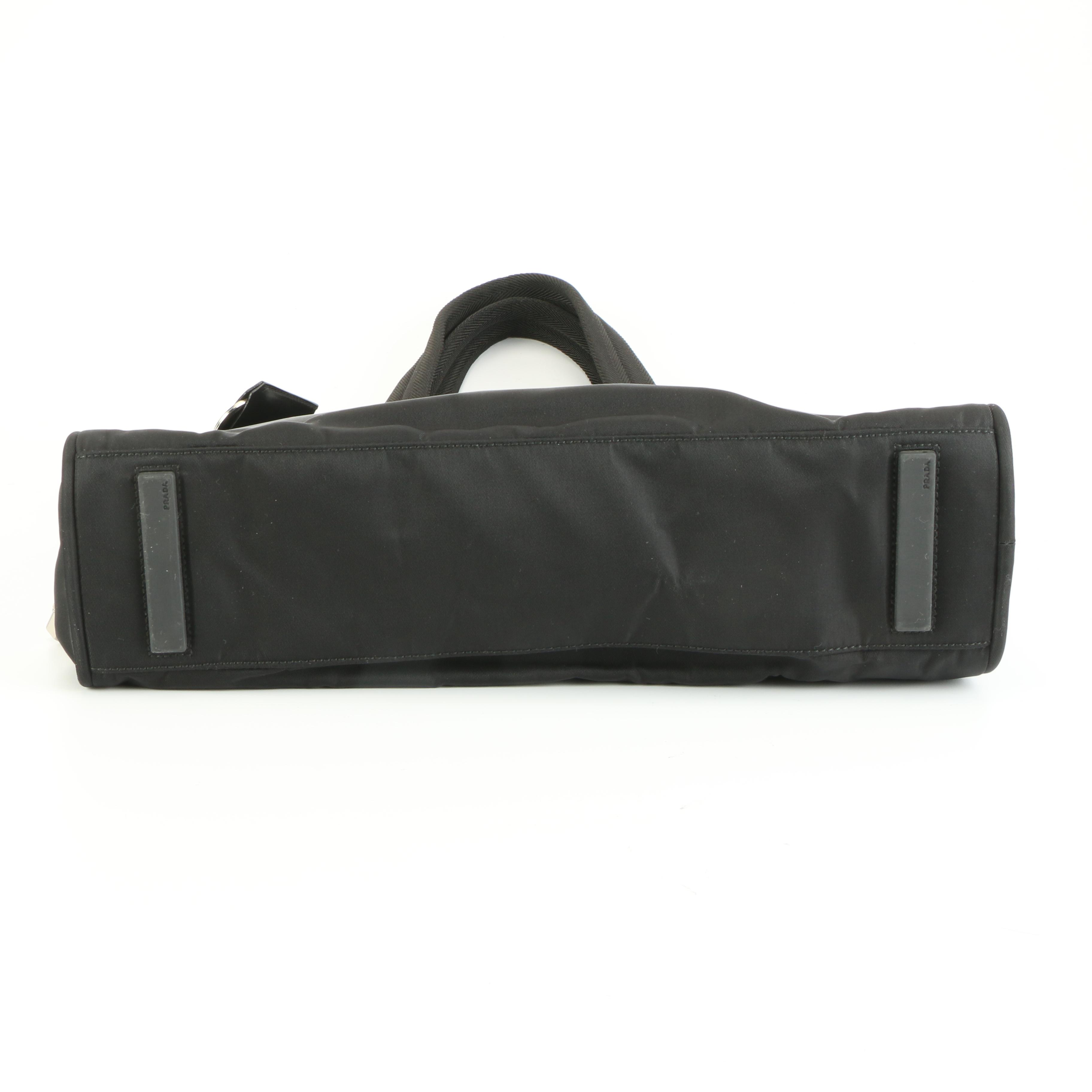 Prada City Tote Bag in Black Tessuto Sport Nylon