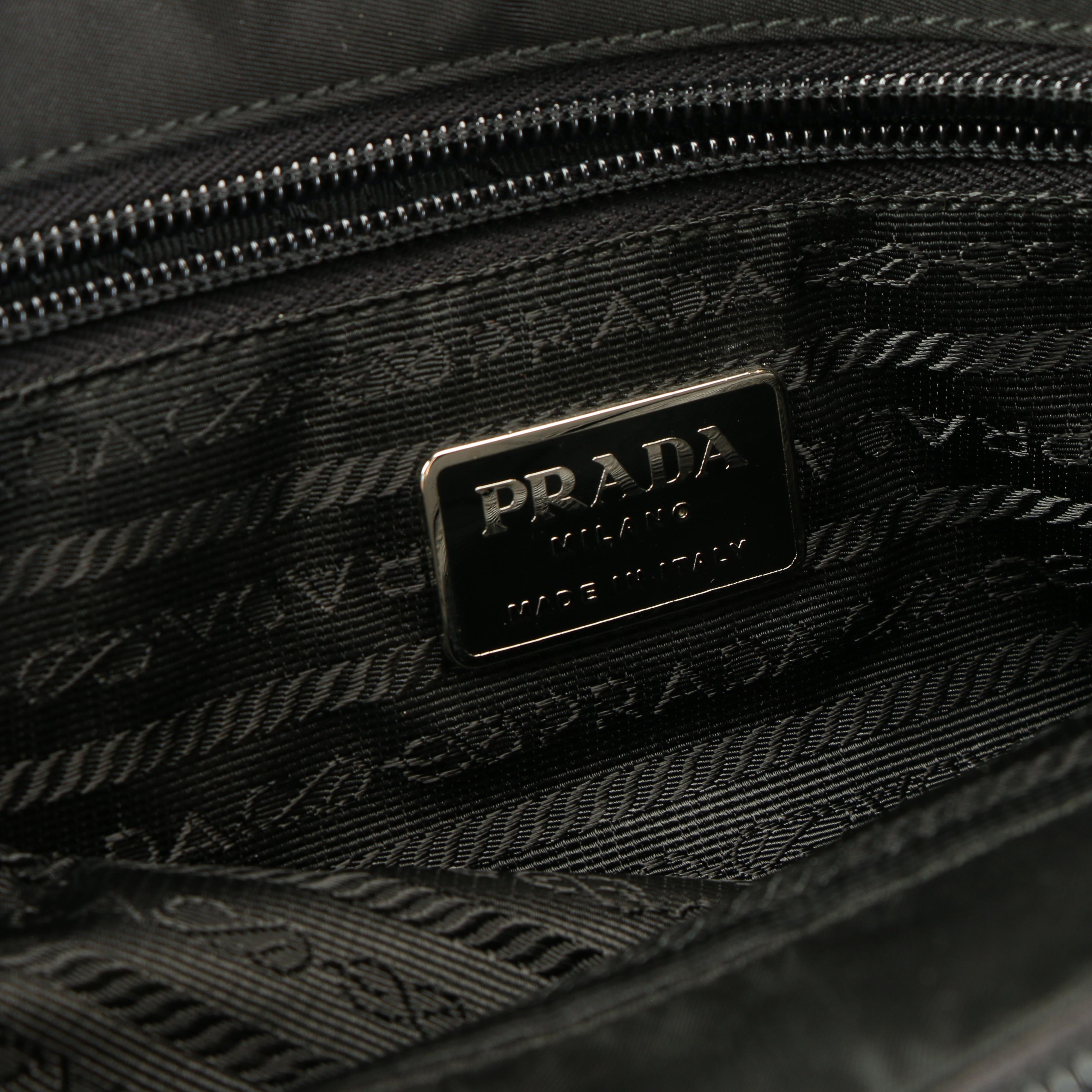 Prada City Tote Bag in Black Tessuto Sport Nylon