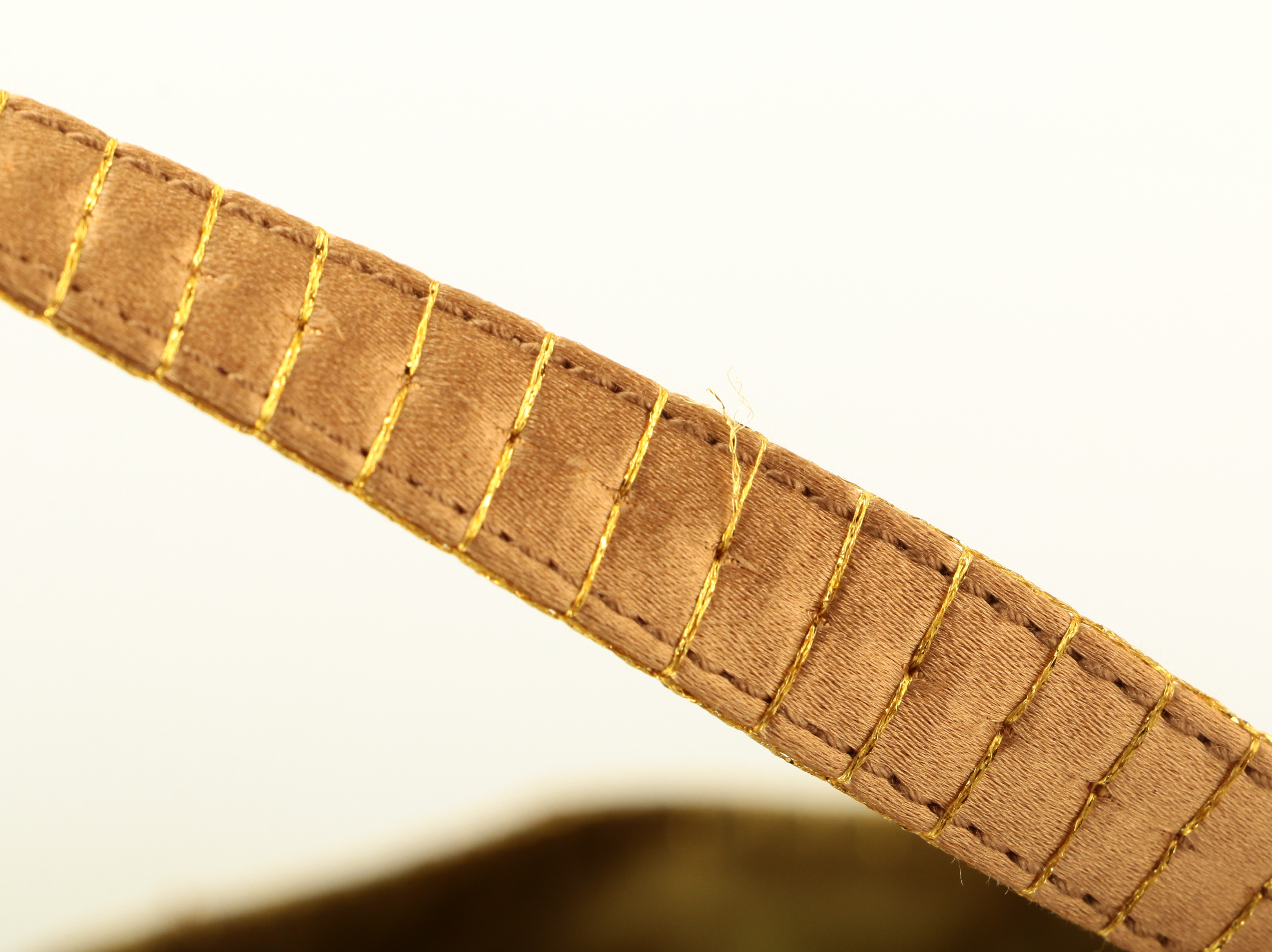 Prada Tote Bag in Raso Gold and Tortora Tessuto Nylon