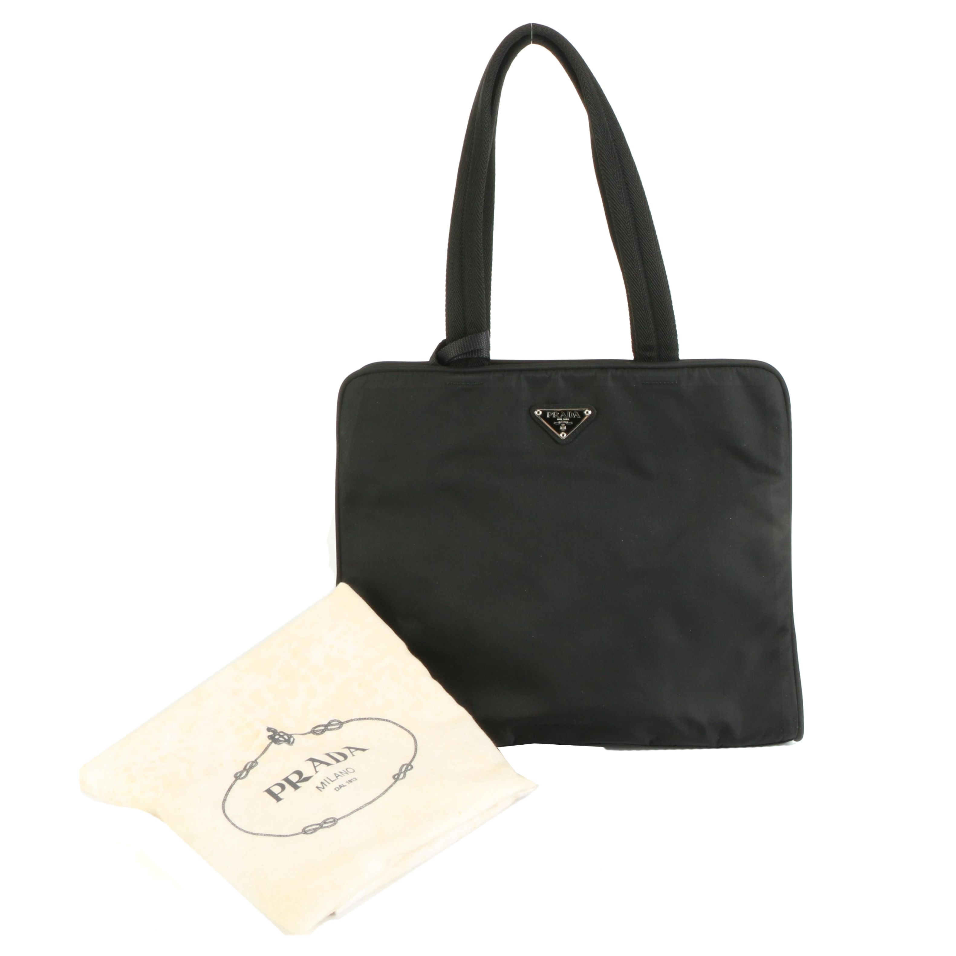 Prada City Tote Bag in Black Tessuto Sport Nylon